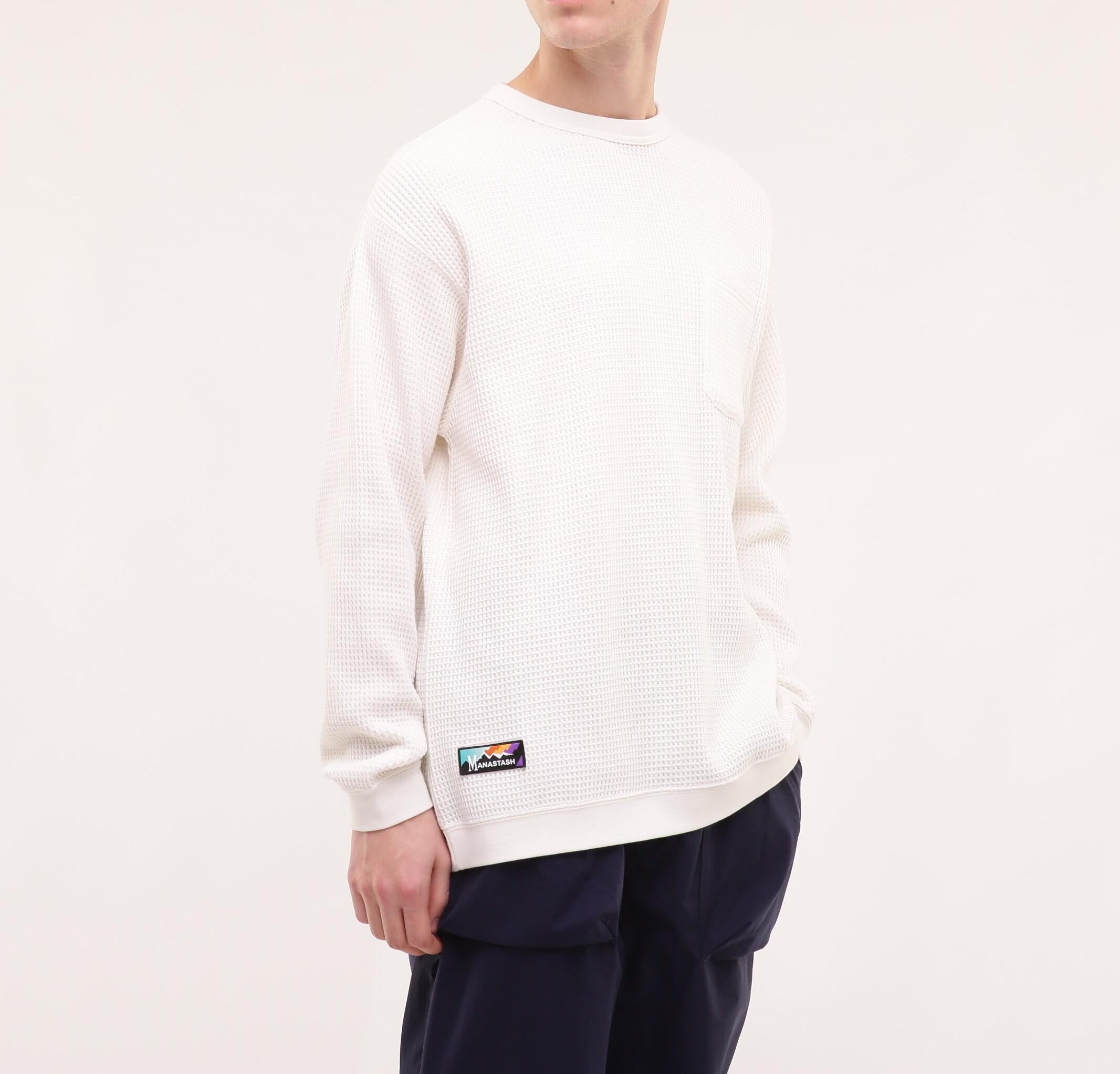 MANASTASH/マナスタッシュ/SNUG THE>MAL L/S '23 ホワイト