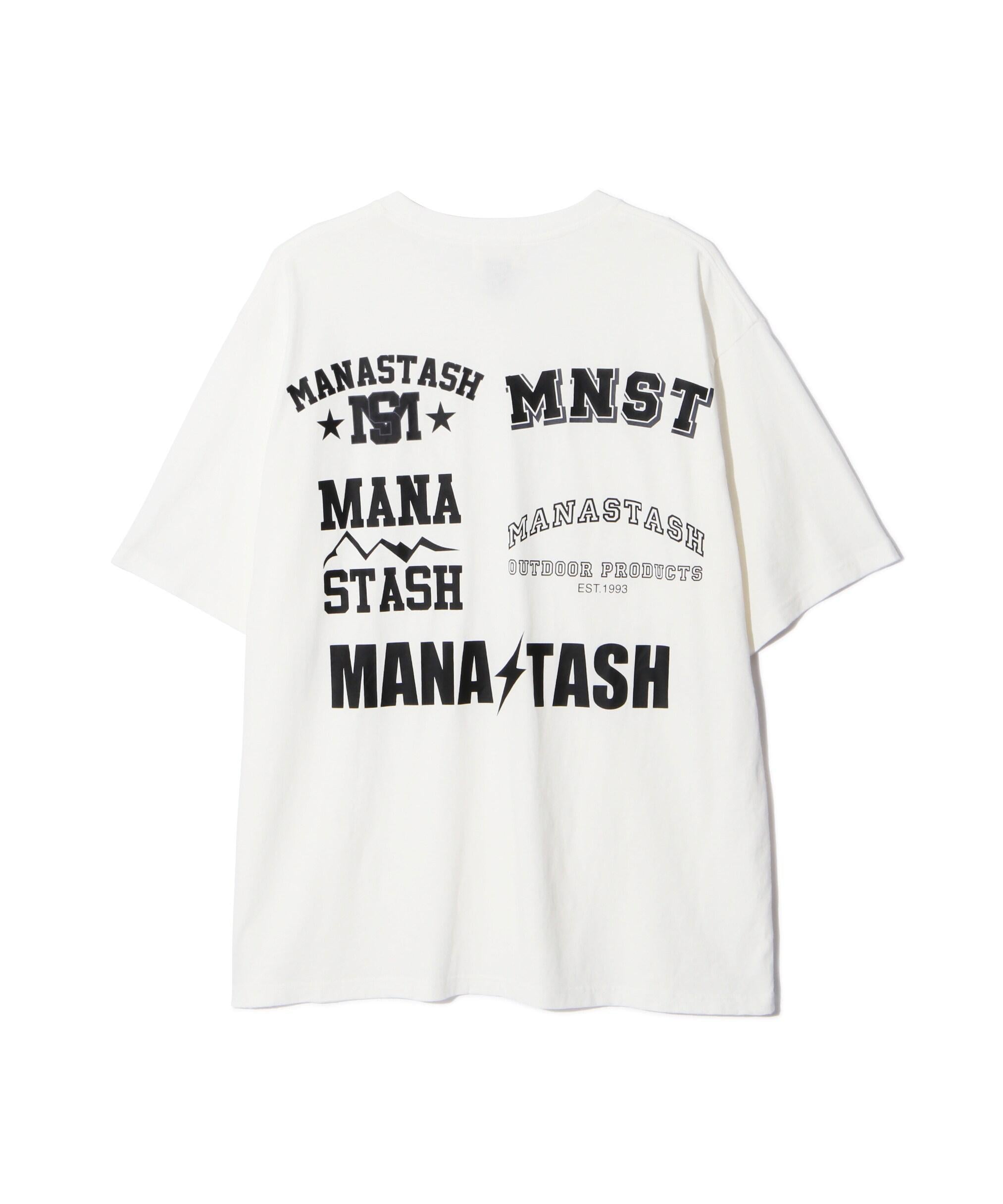 MANASTASH/マナスタッシュ/SPONSO> LOGO TEE/スポンサーロゴTシャツ ホワイト