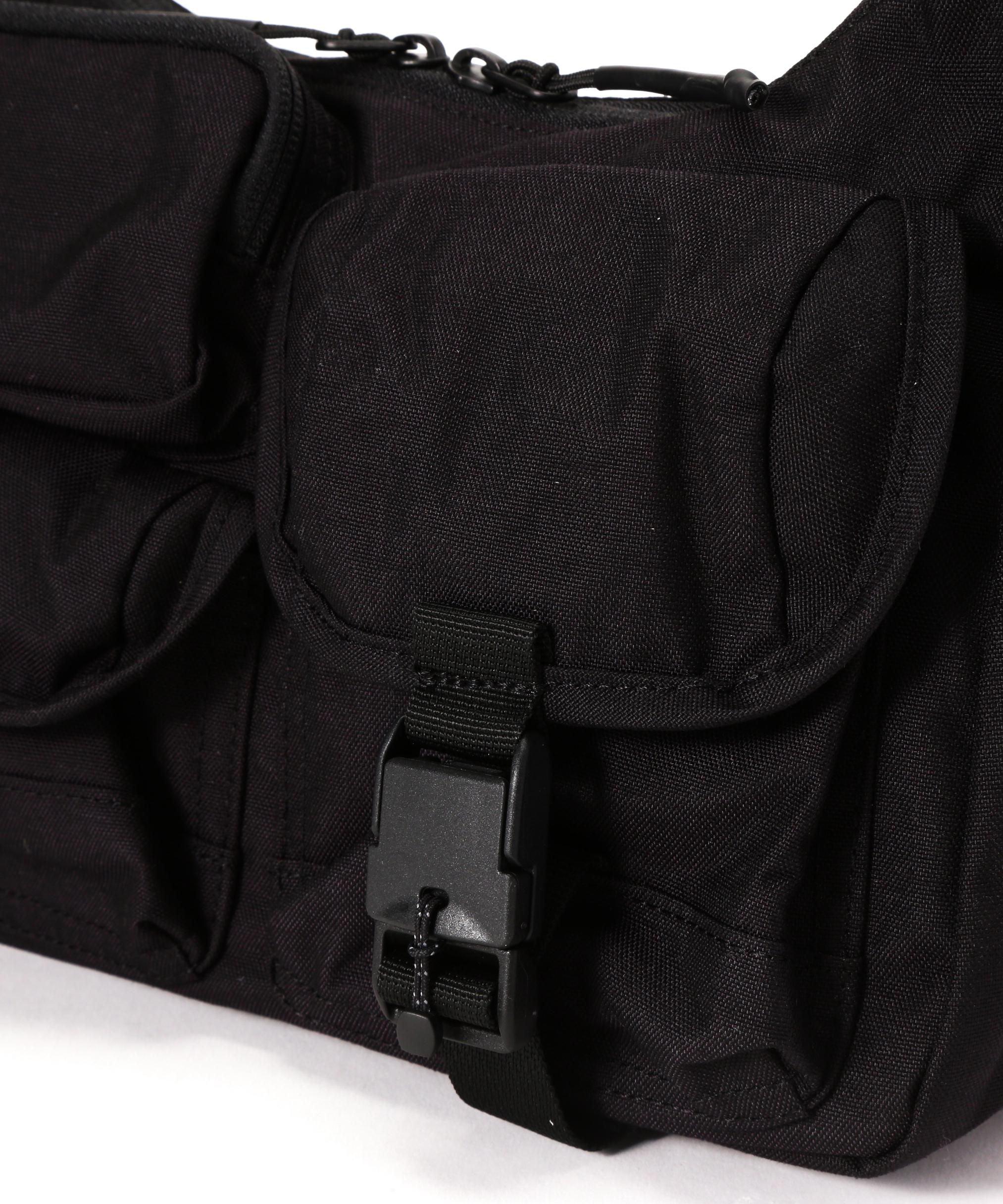 BAICYCLON by bagjack/バイシクロン バイ バッグジャック/MULTI POCKETS SHOULDER BAG (S) ブラック