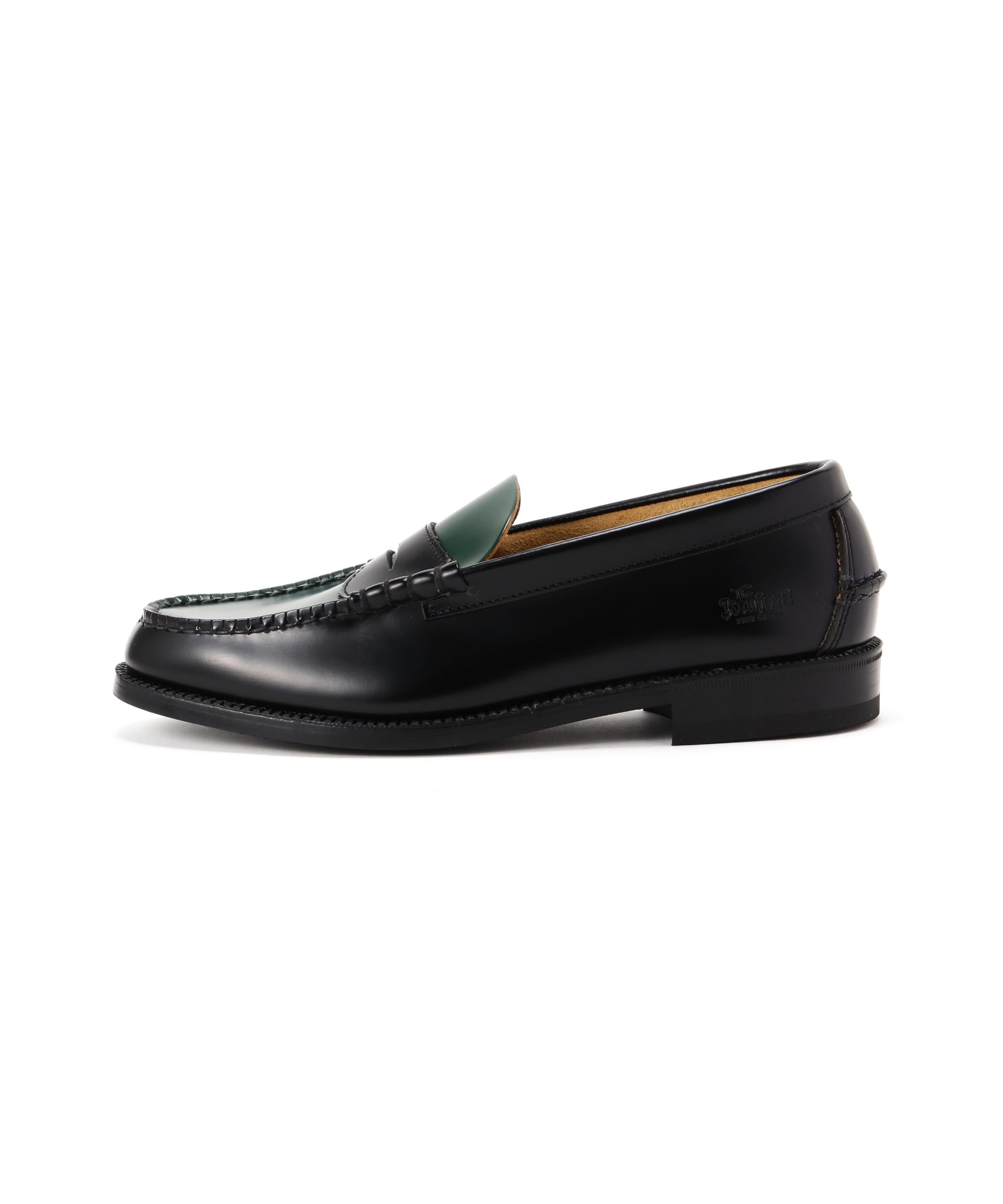 Kenford Fineshoes / Kenford Fine Shoes / Coin Loafers Black × Green
