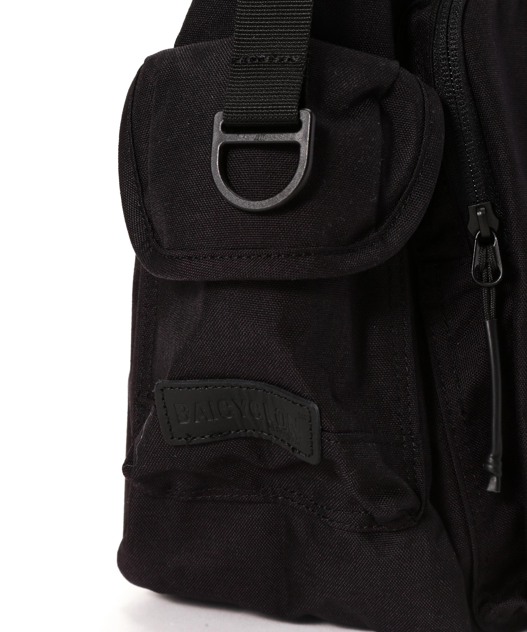 BAICYCLON by bagjack/バイシクロン バイ バッグジャック/MULTI POCKETS SHOULDER BAG(L) ブラック