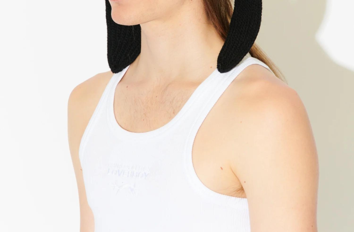 Charles Jeffrey LOVERBOY/チャールズジェフリーラバーボーイ/CHUNKY RABBIT BEANIE ブラック