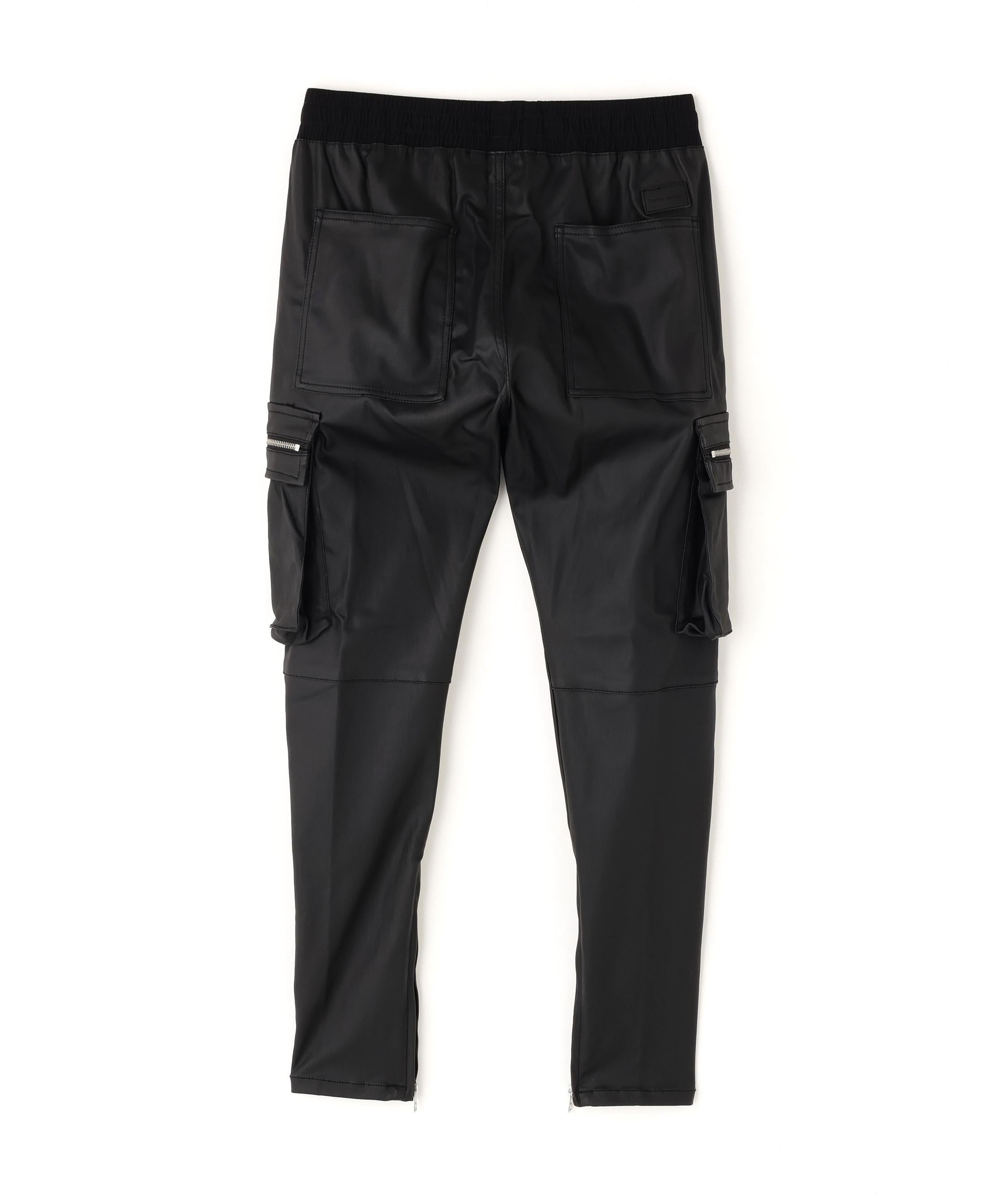 ダンケシェーン DankeSchon/ダンケシェーン/COATING FLAP ZIP POCKET PANTS
