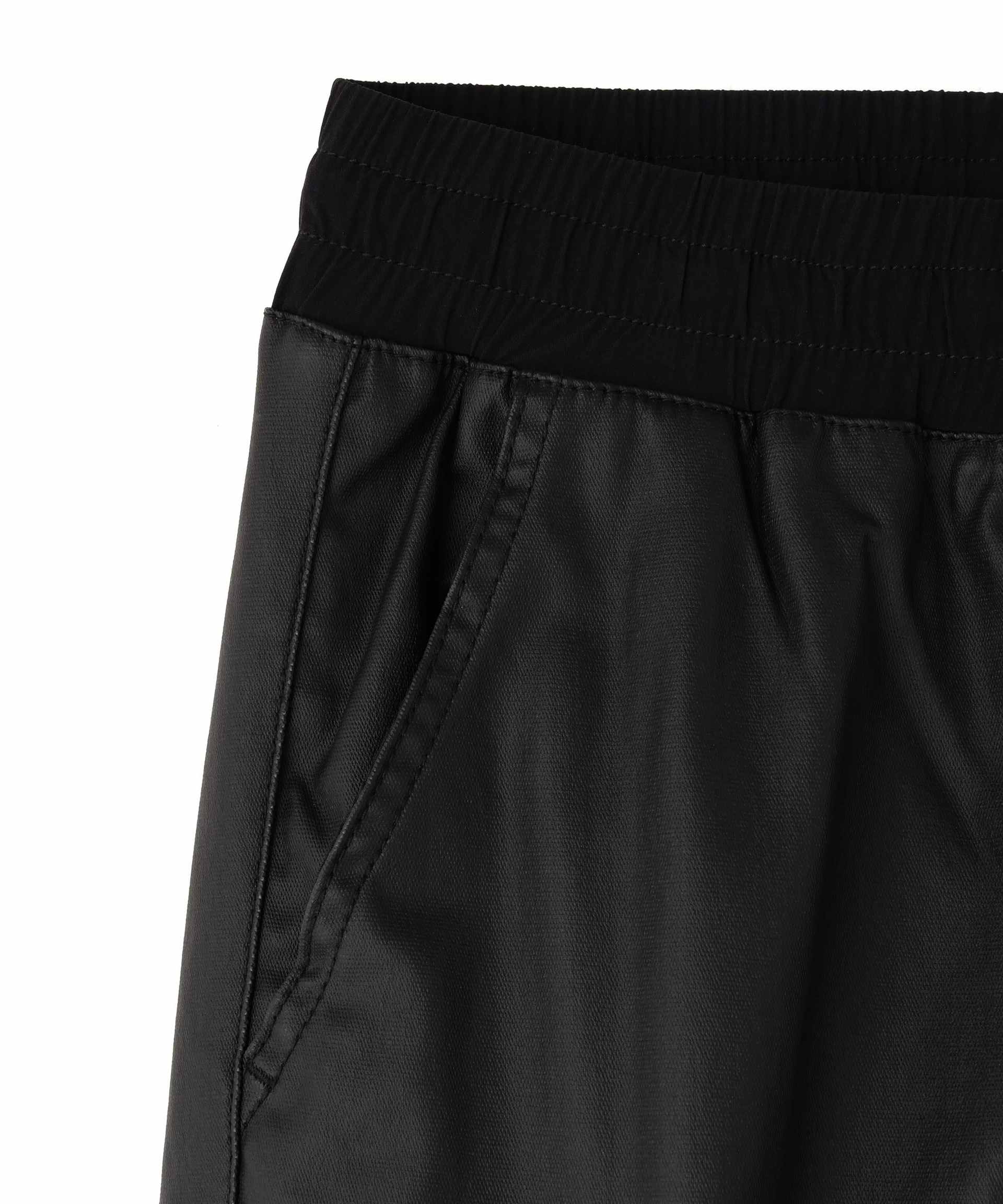 DankeSchon/ダンケシェーン/COATING FLAP ZIP POCKET PANTS