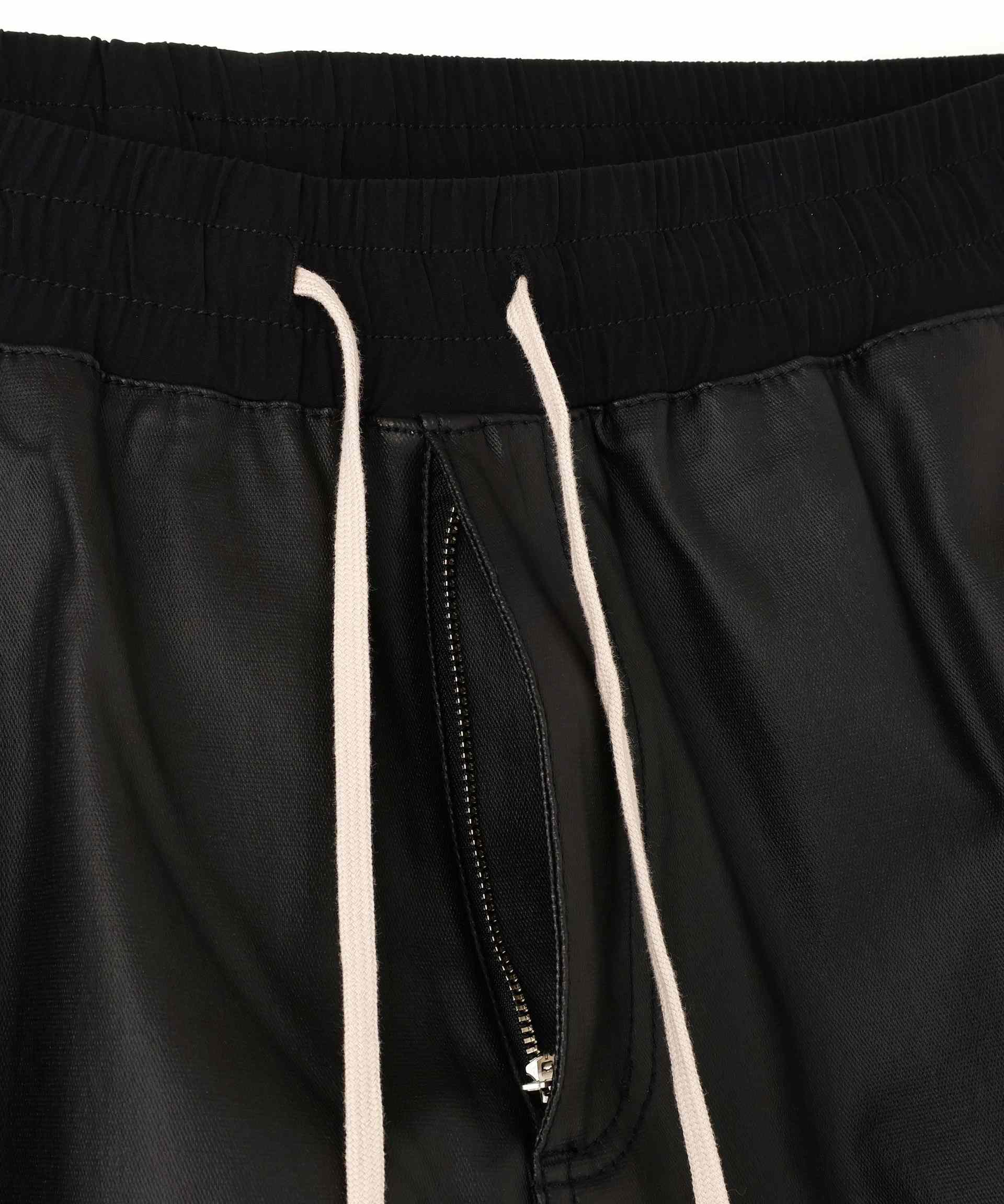 DankeSchon/ダンケシェーン/COATING FLAP ZIP POCKET PANTS