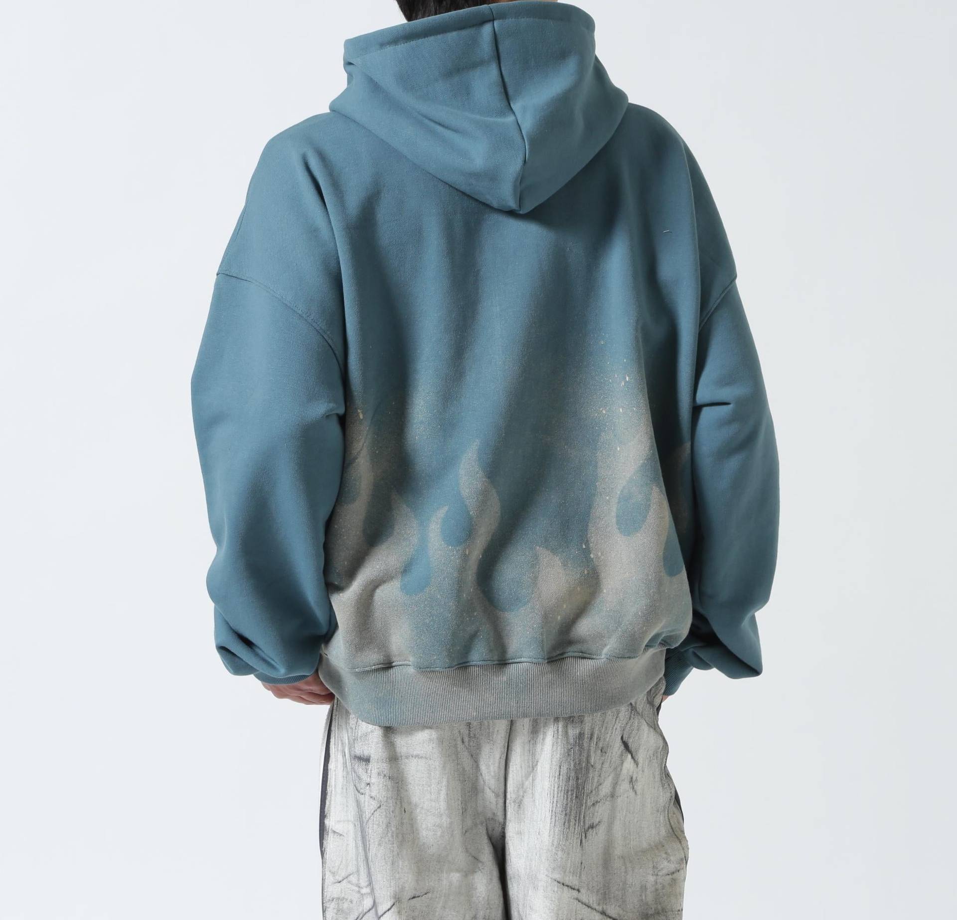 FR(13)NDS/フレンズ/FIRE HOODIE ブルー