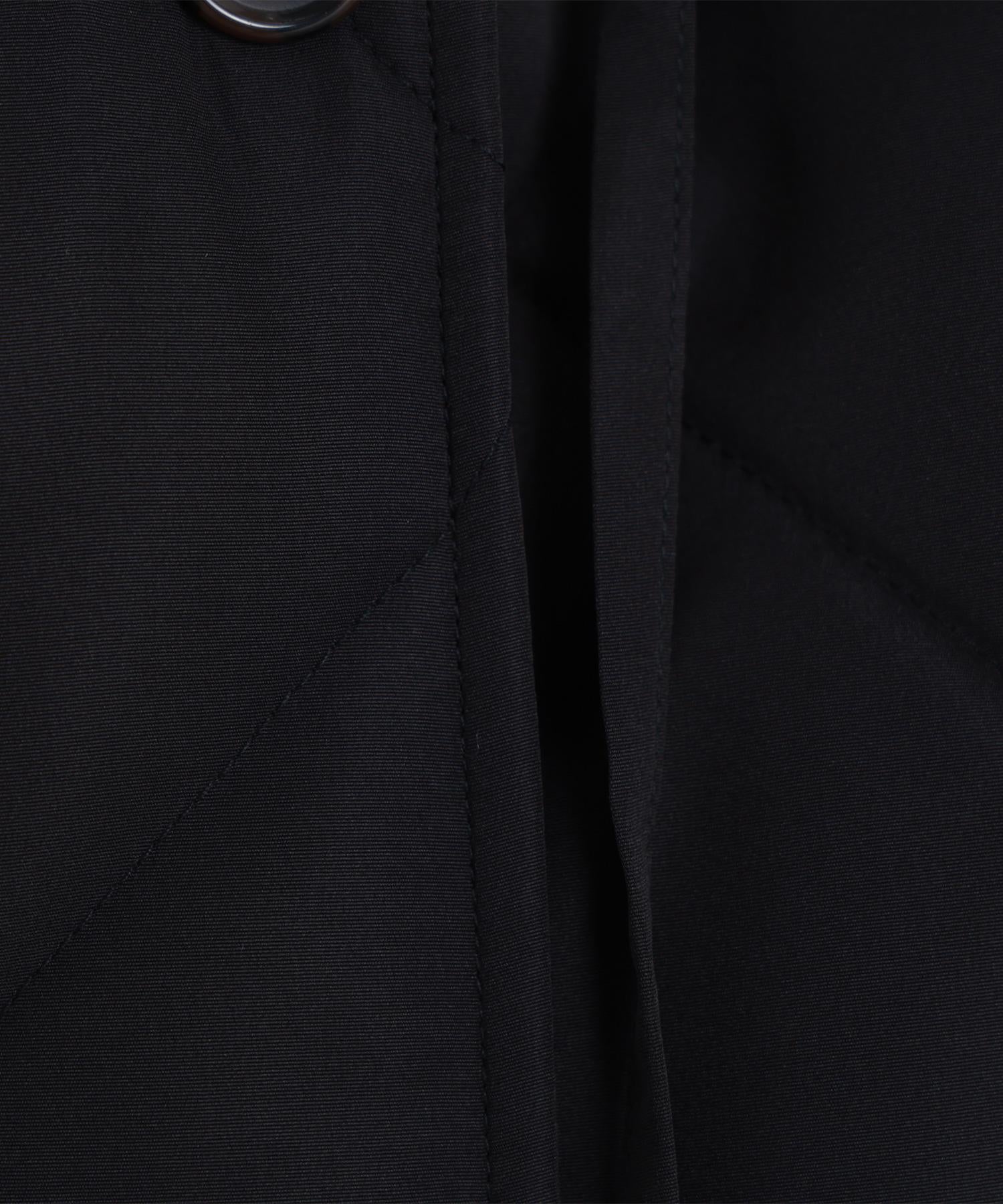 2wayダイヤキルティングブルゾン ブラック