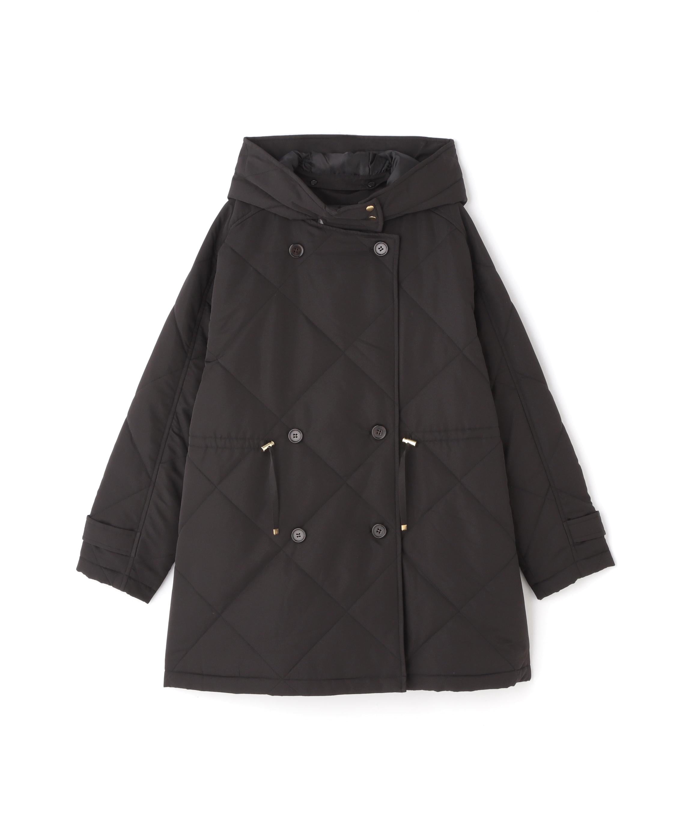 2wayダイヤキルティングブルゾン ブラック