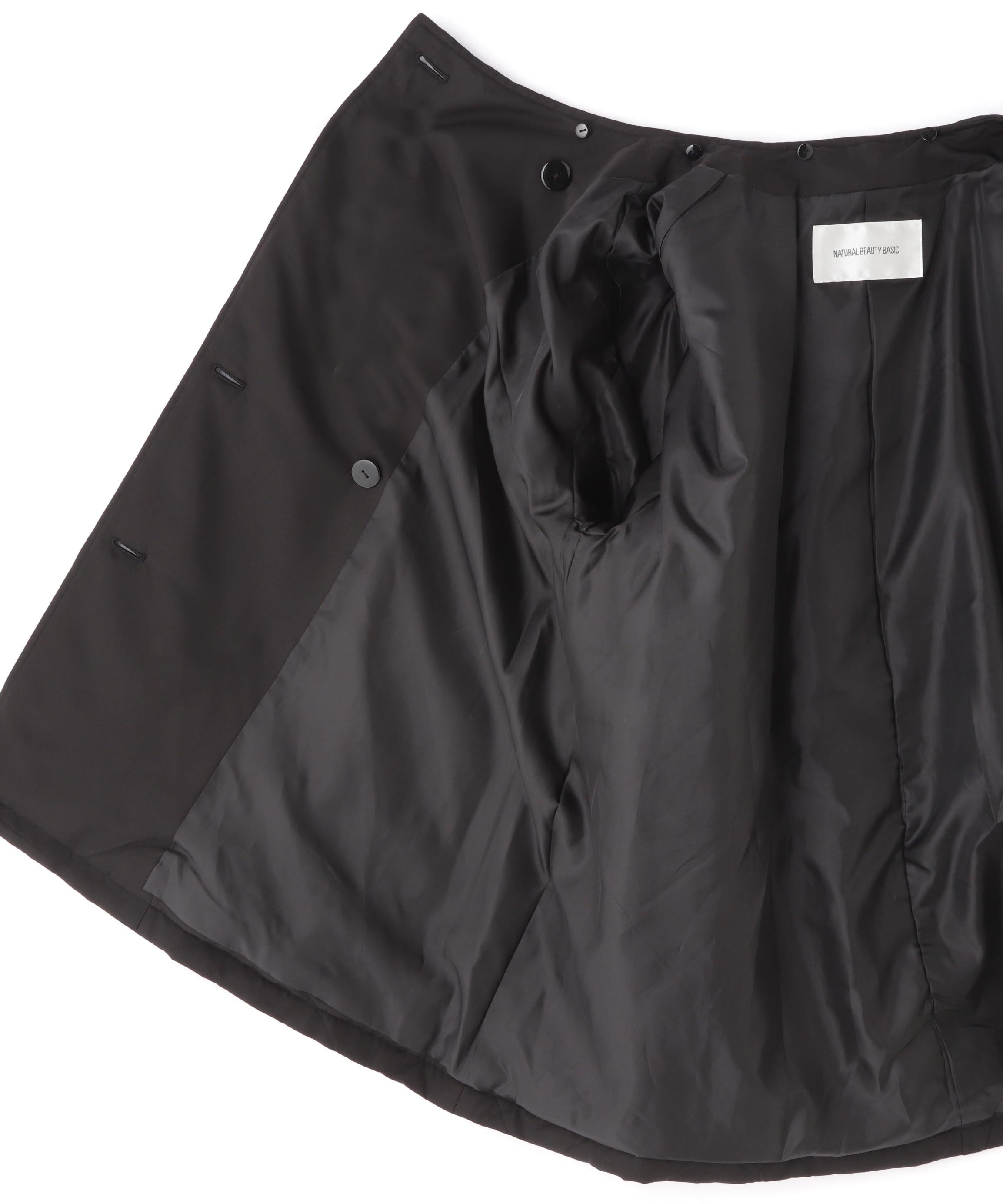 2wayダイヤキルティングブルゾン ブラック