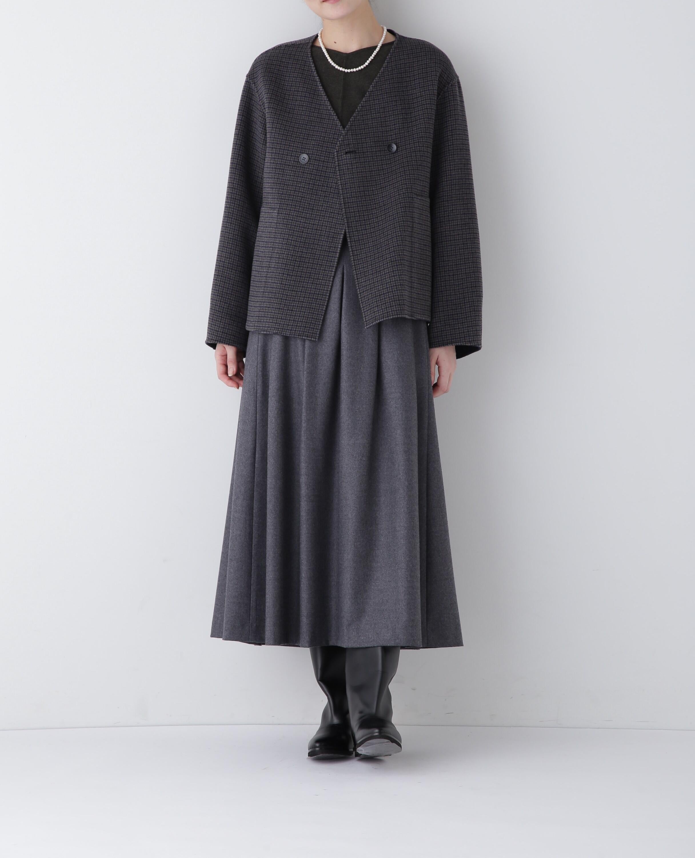 ◆リバーショートジャケットブルゾン ネイビー