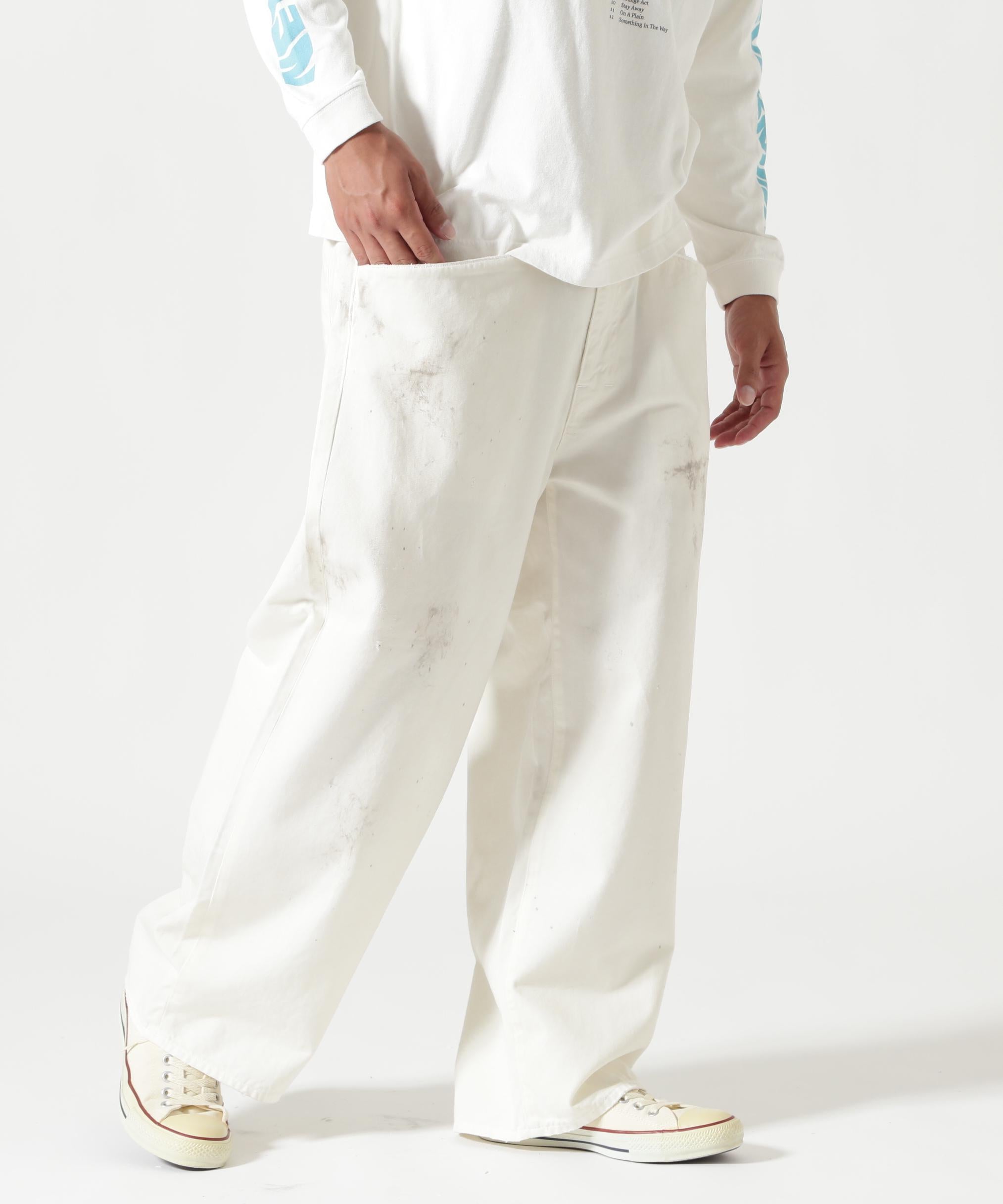 ANCELLM × WISM \"WIDE CHINO PANTS\" ANCELLM REMAKE WIDE CHINO TROUSERS – unexpected store