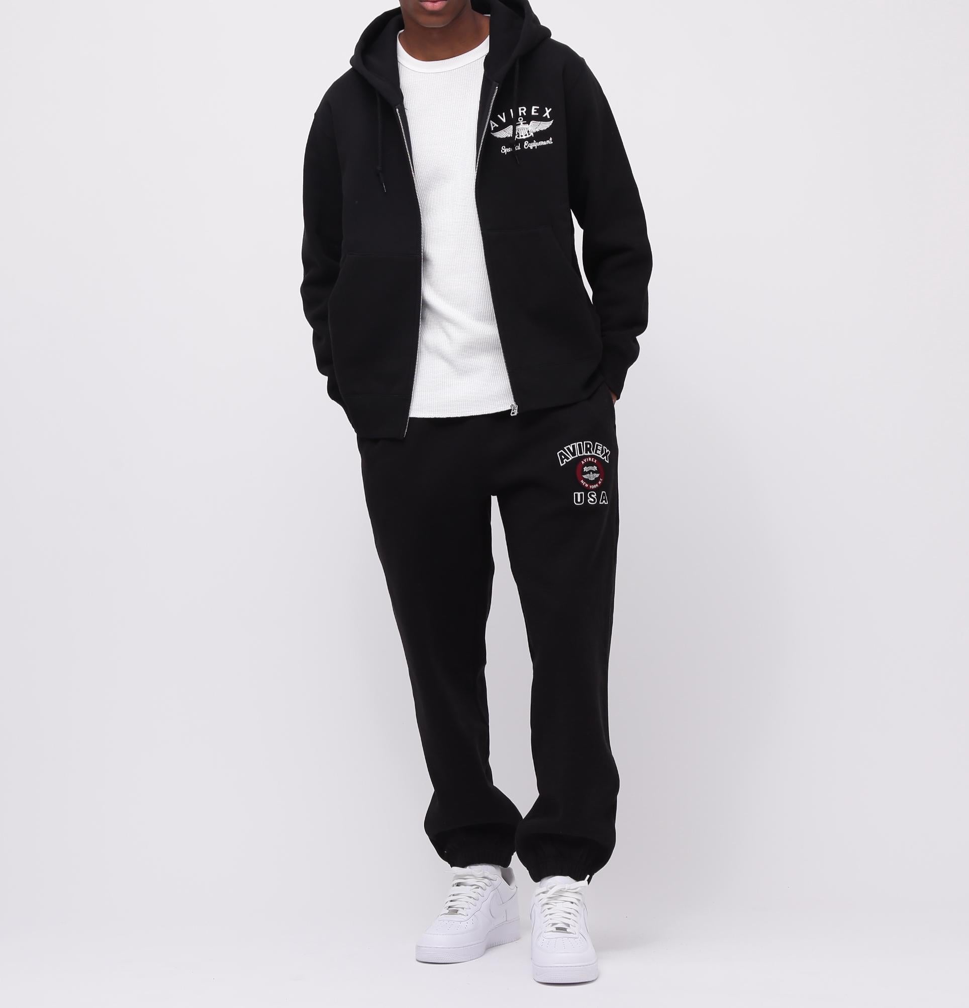 VARSITY LOGO SWEAT ZIP UP PARKA / Varsity Logo Sweat Zip Up Parka