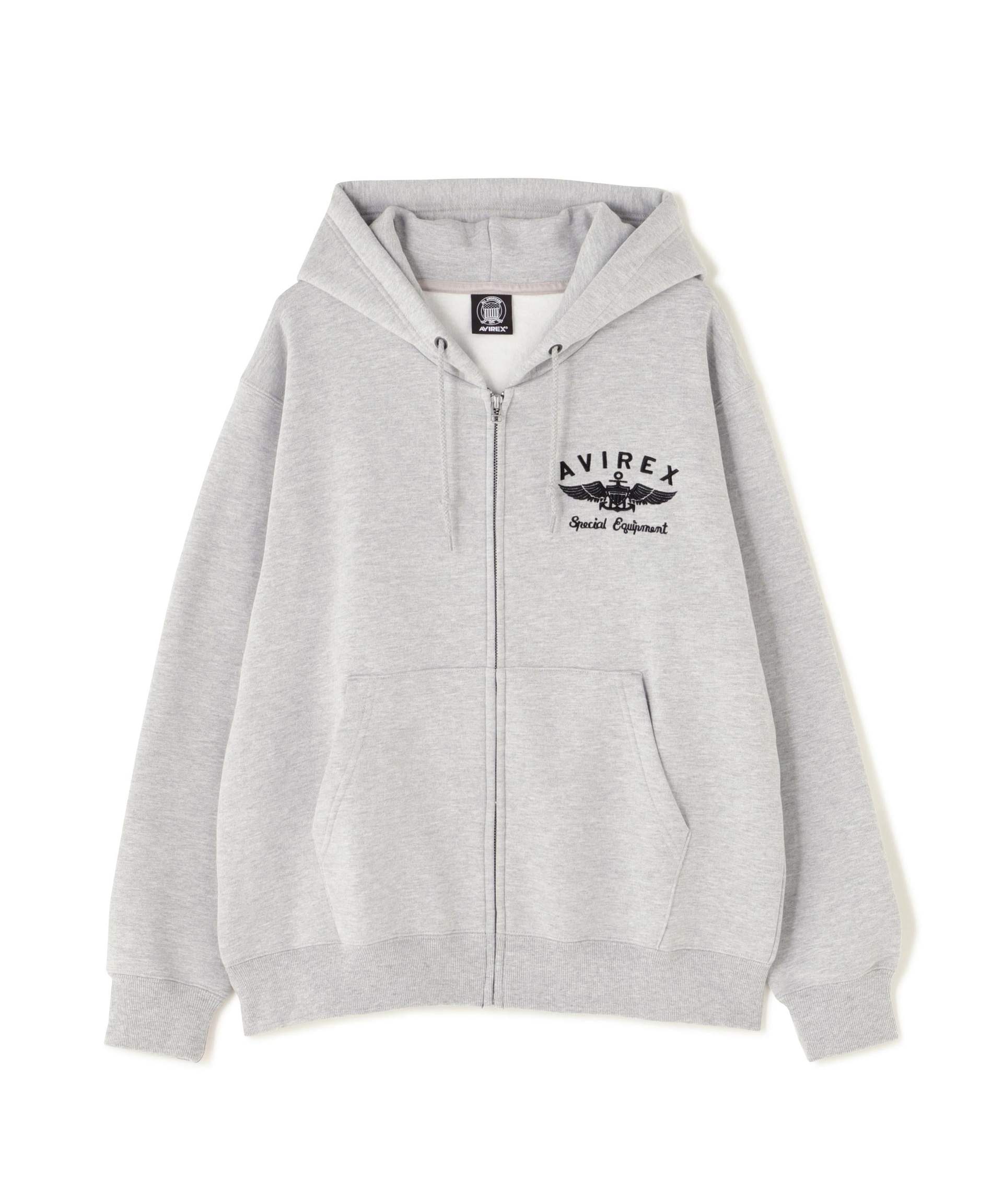 VARSITY LOGO SWEAT ZIP UP PARKA /バーシティ ロゴ スウェット ジップアップ パーカー オックスフォード2