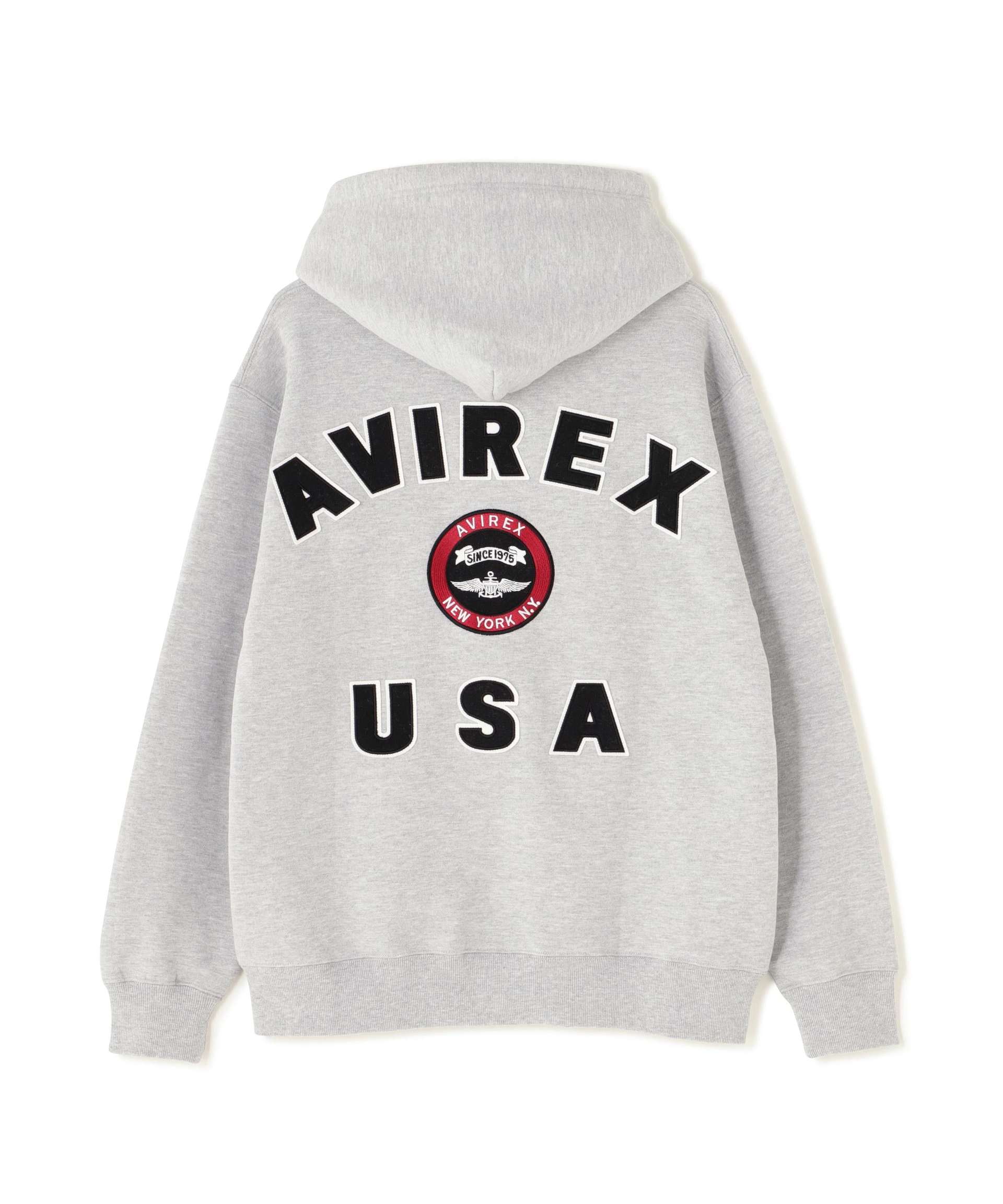 VARSITY LOGO SWEAT ZIP UP PARKA /バーシティ ロゴ スウェット ジップアップ パーカー オックスフォード2