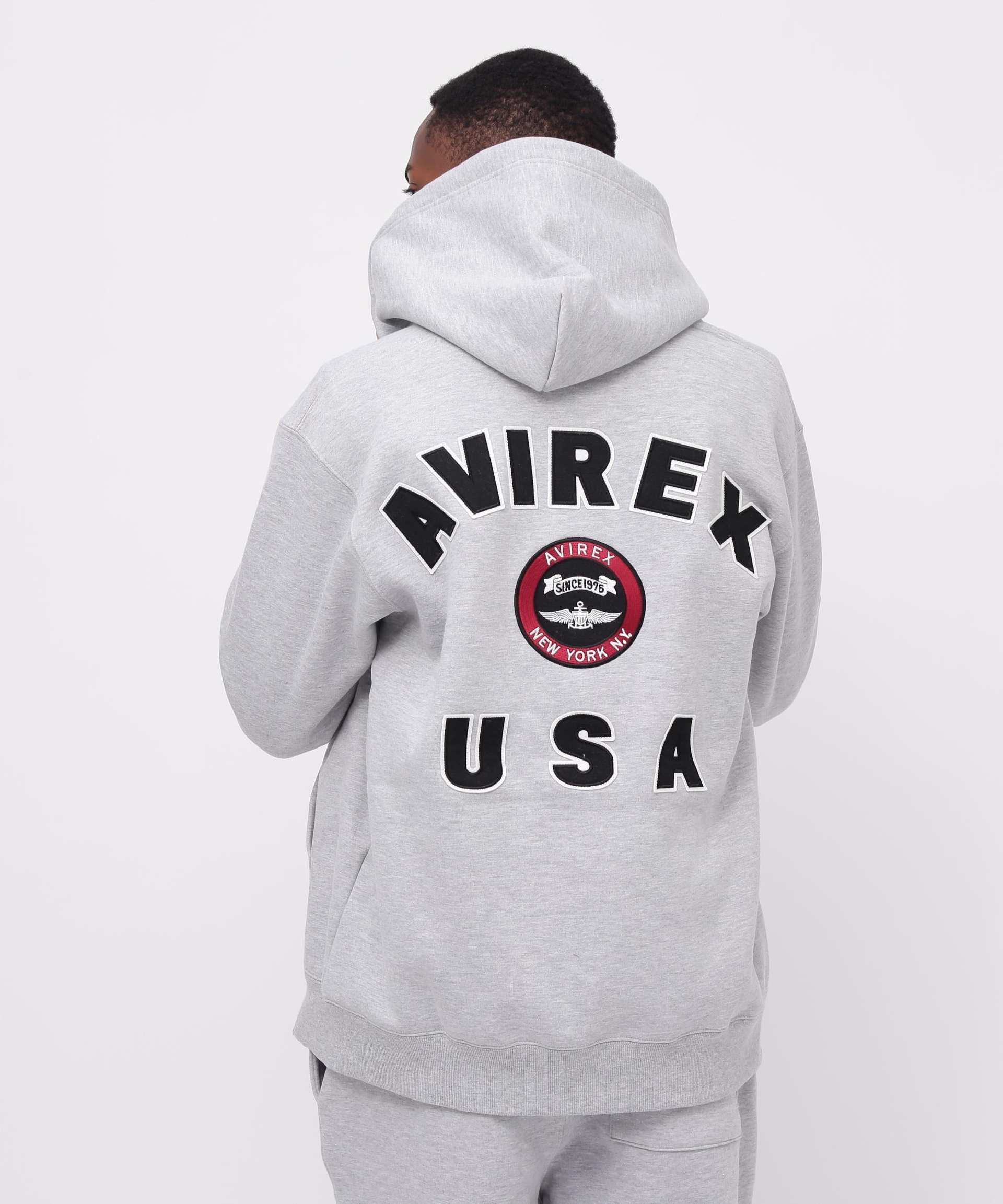 VARSITY LOGO SWEAT ZIP UP PARKA /バーシティ ロゴ スウェット ジップアップ パーカー オックスフォード2