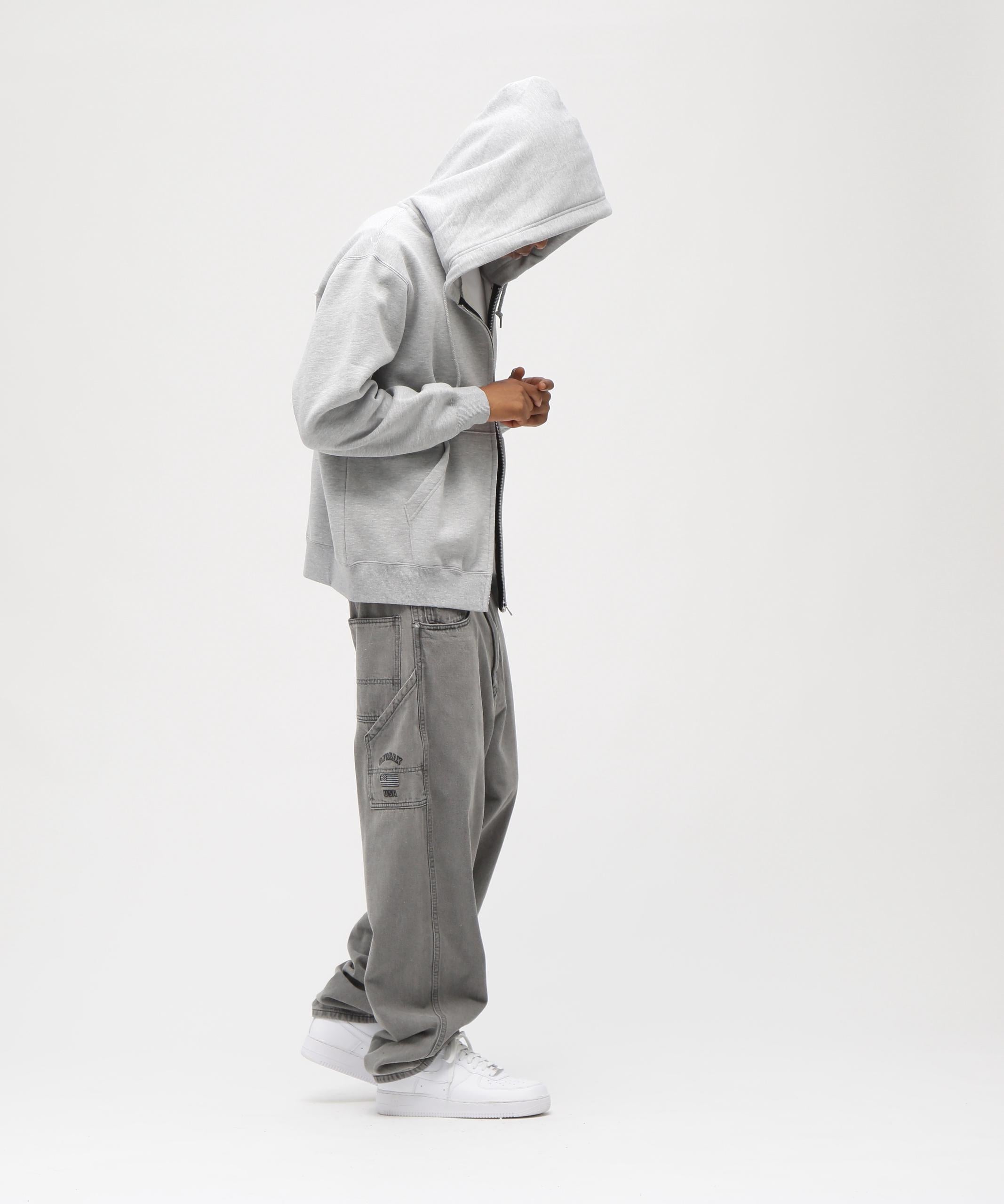 VARSITY LOGO SWEAT ZIP UP PARKA /バーシティ ロゴ スウェット ジップアップ パーカー オックスフォード2