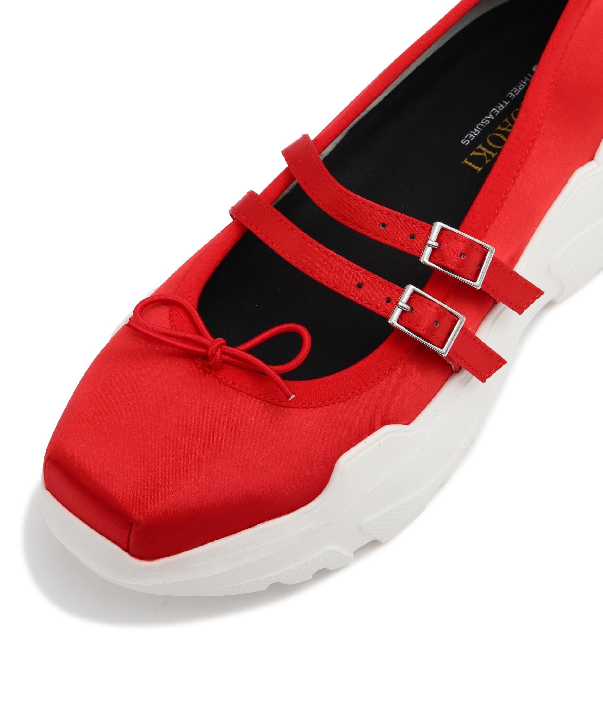 AKIKOAOKI/アキコアオキ/別注Giselle - Satin レッド