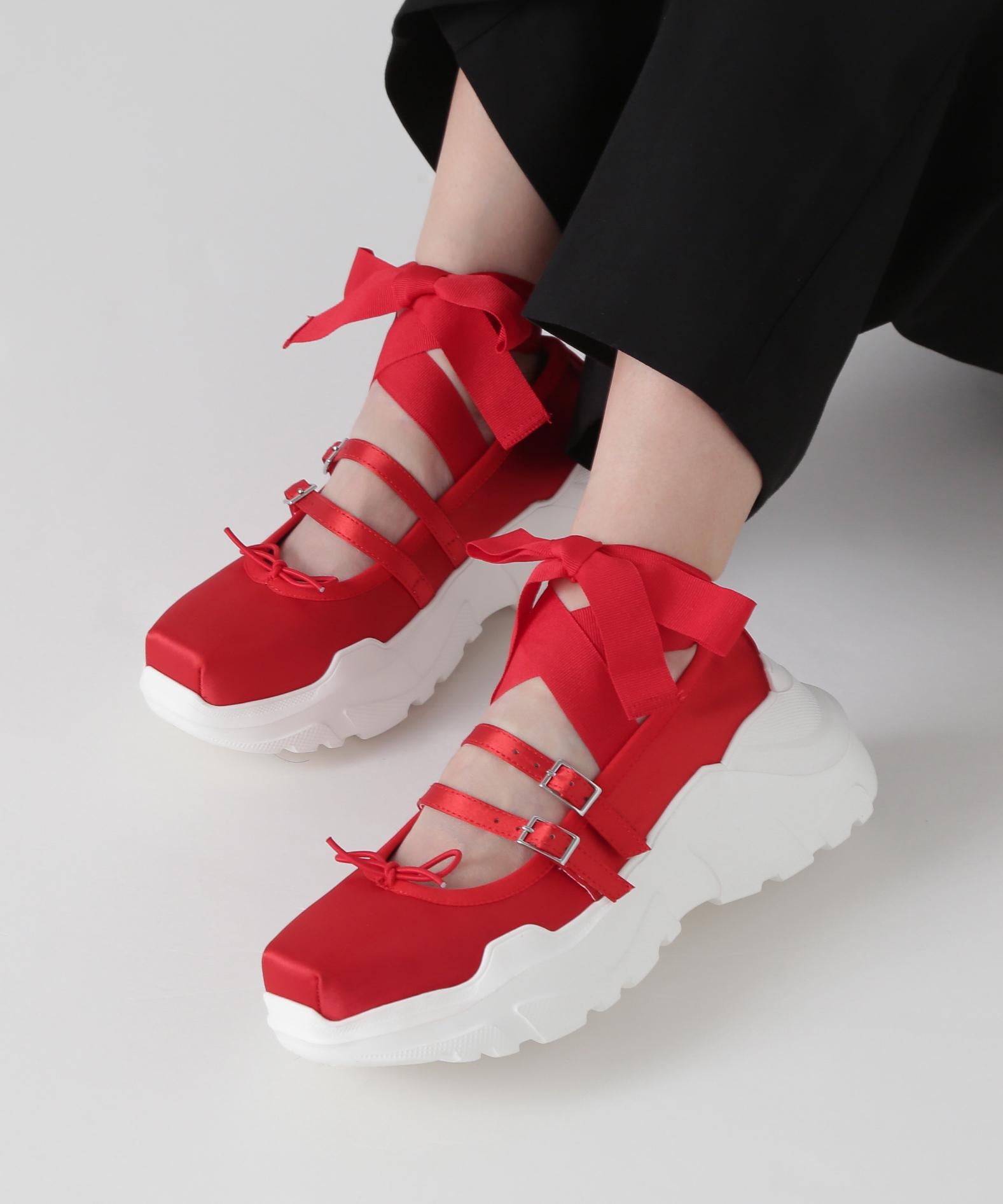 AKIKOAOKI/アキコアオキ/別注Giselle - Satin レッド