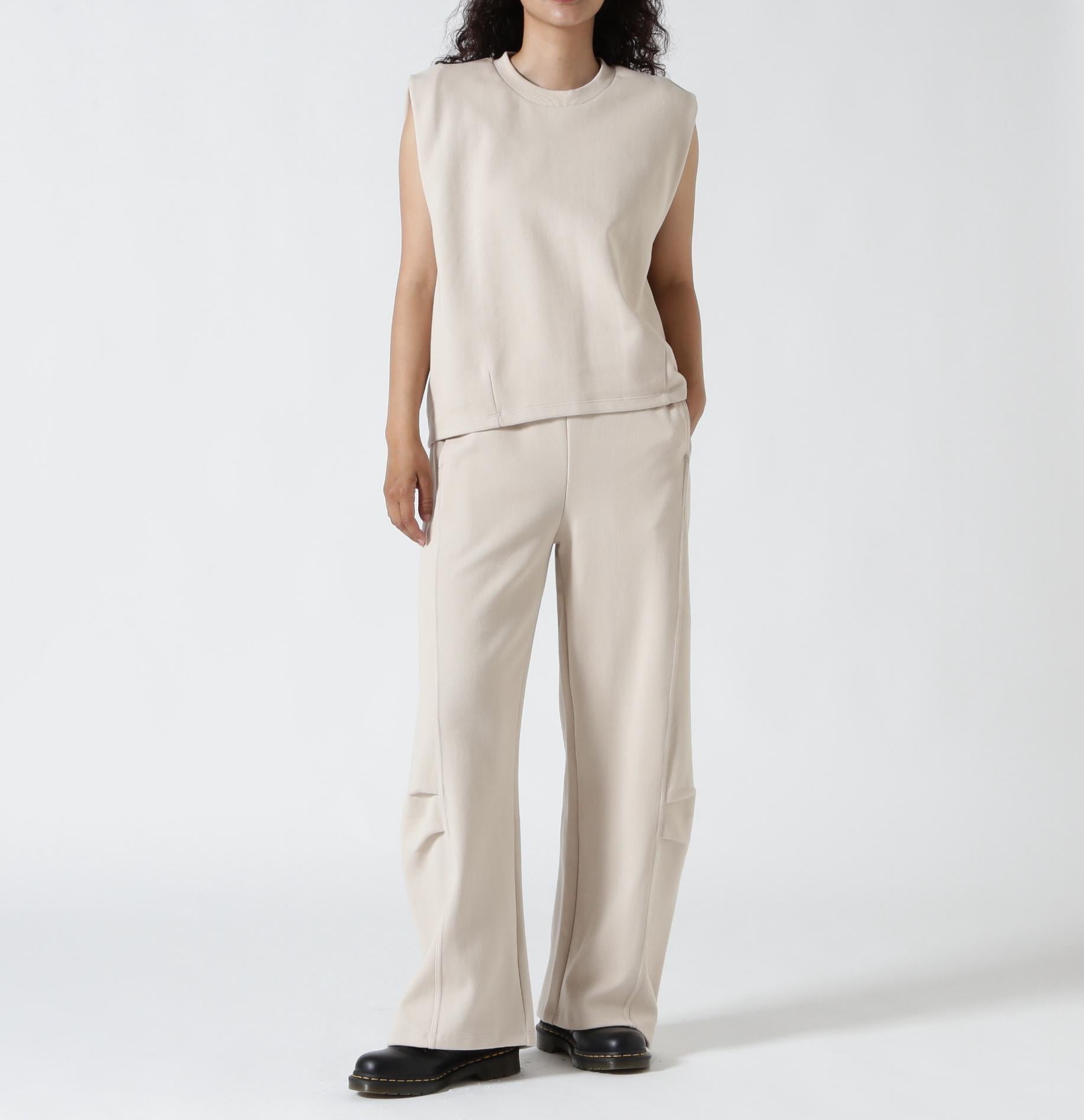 YENN（イエン）KNEE TUCK SWEAT PT /Y253-31078 エクリュ9