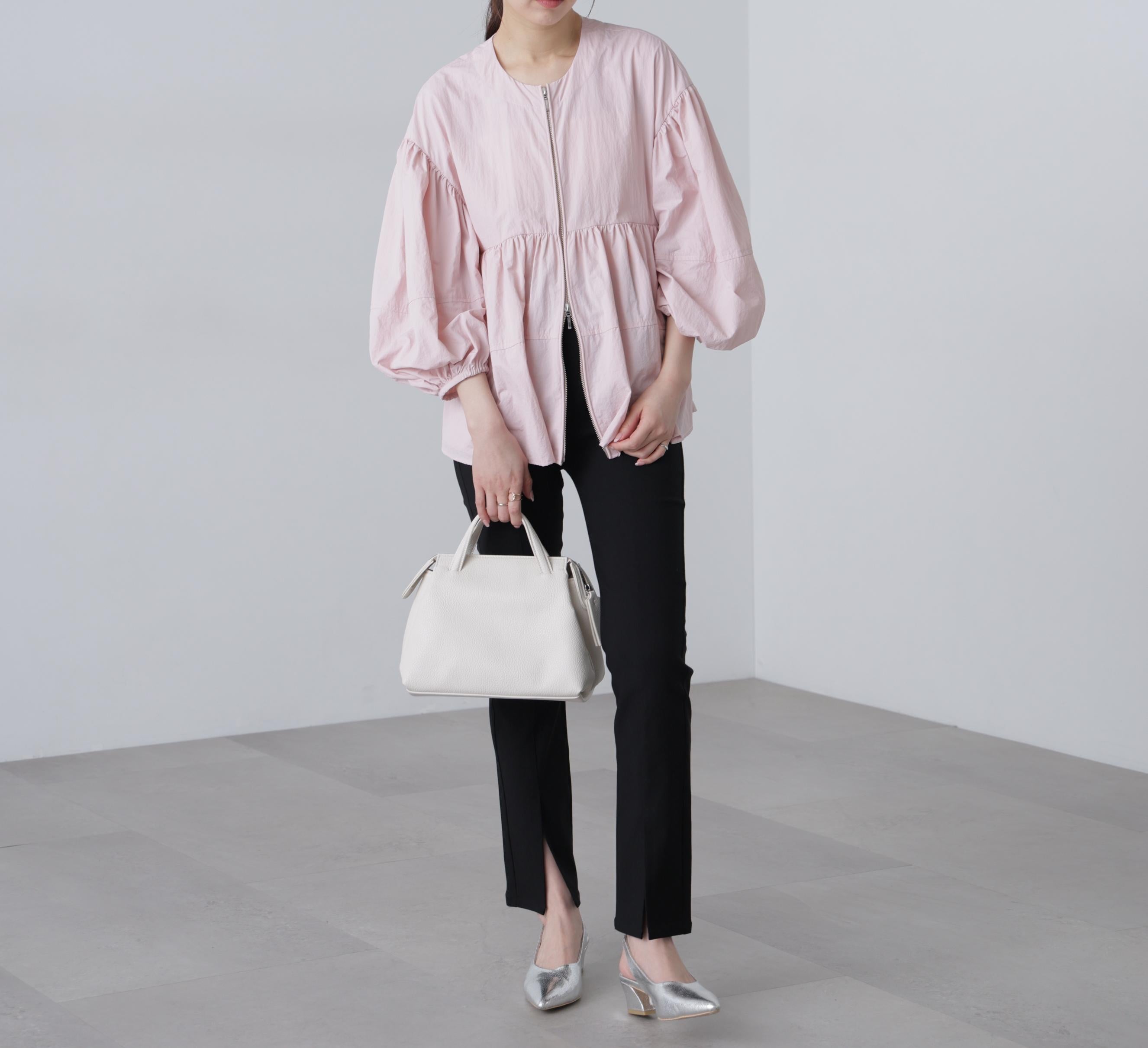 ［ＭＦＭ］ティアードジップライトブルゾン ピンク