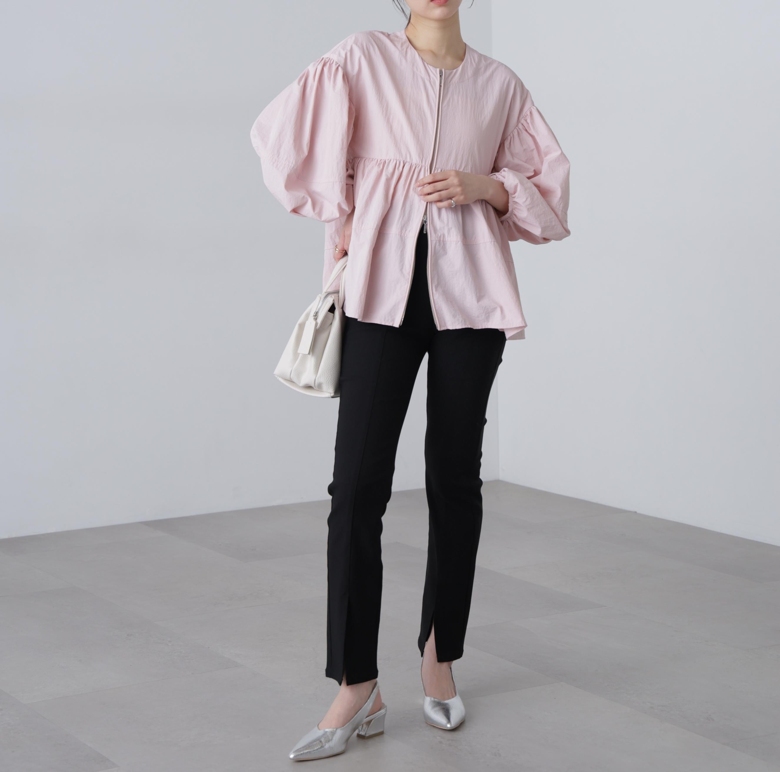 ［ＭＦＭ］ティアードジップライトブルゾン ピンク