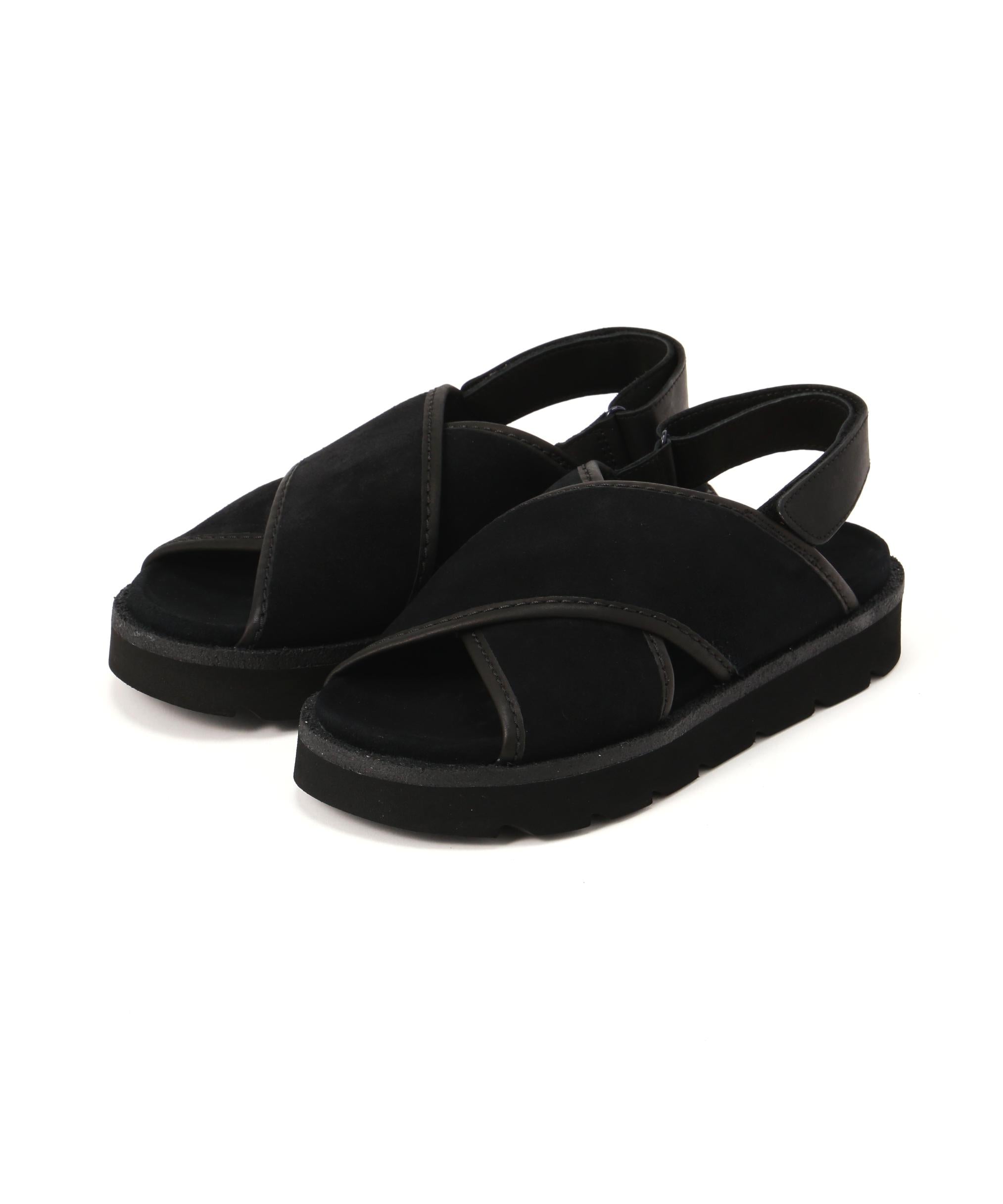 CLARKS/クラークス　MEARE CROSS レディースサンダル ブラック