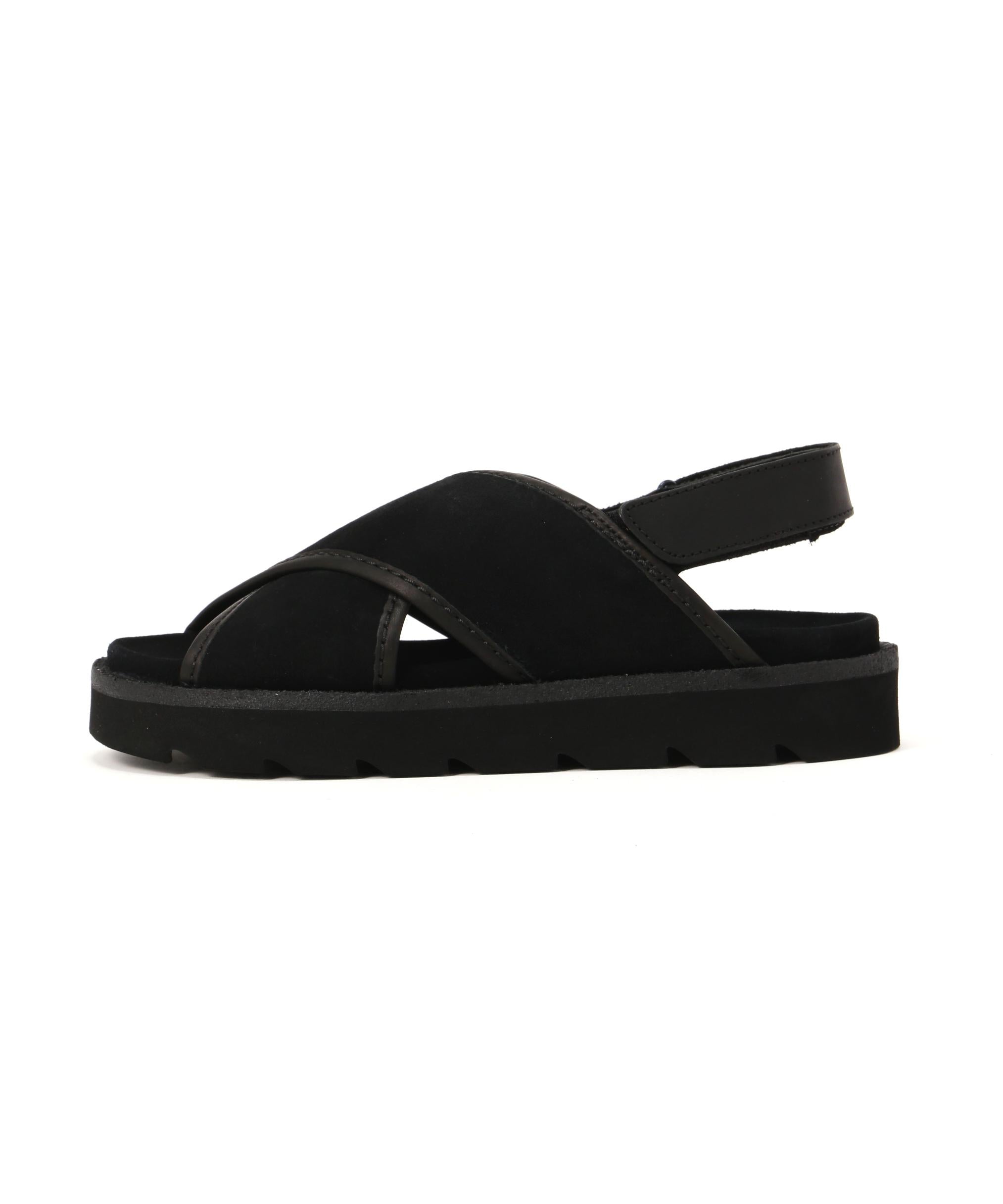 CLARKS/クラークス　MEARE CROSS レディースサンダル ブラック
