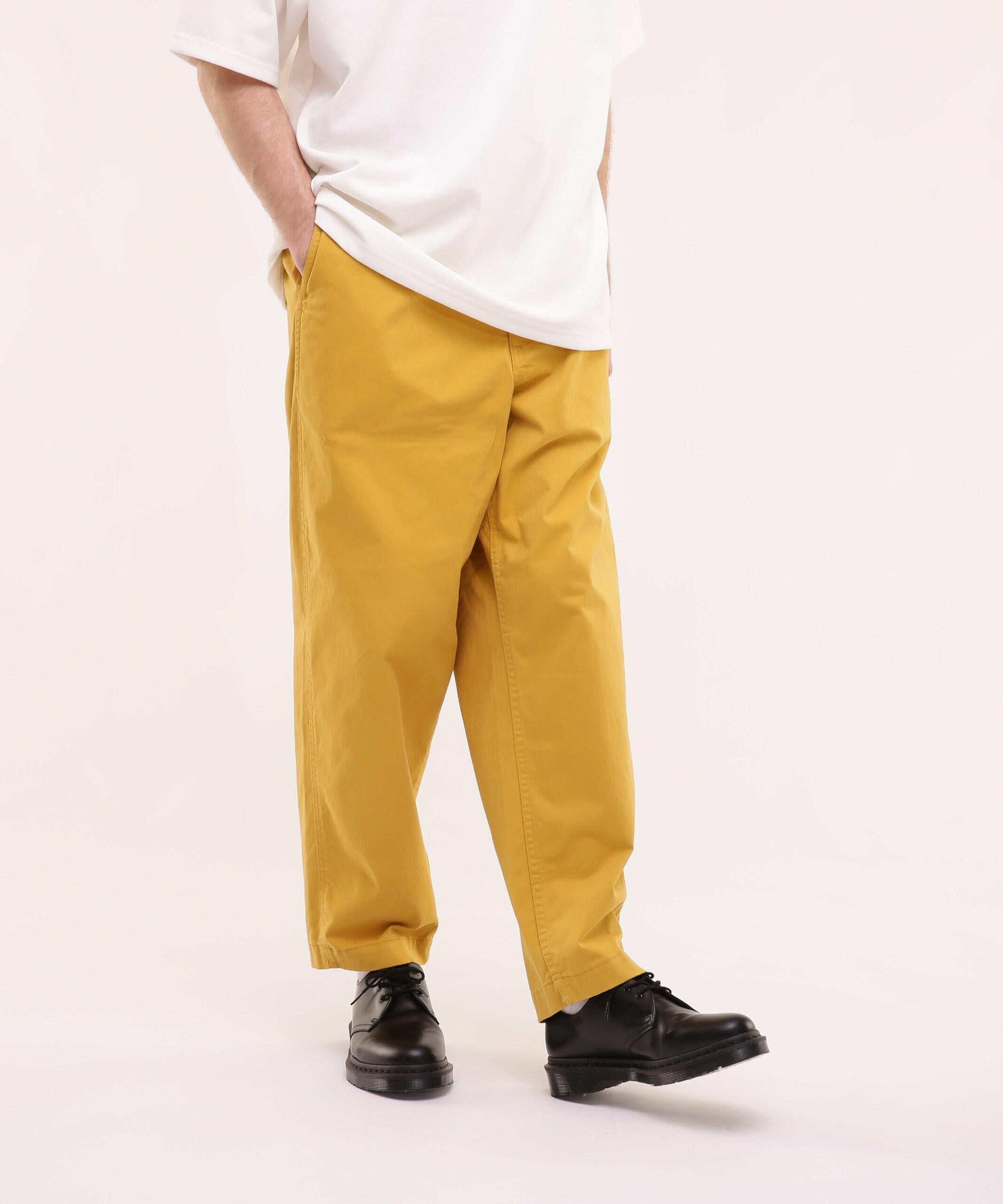 MANASTASH/マナスタッシュ/>ELAX CLIMRE> PANTS イエロー