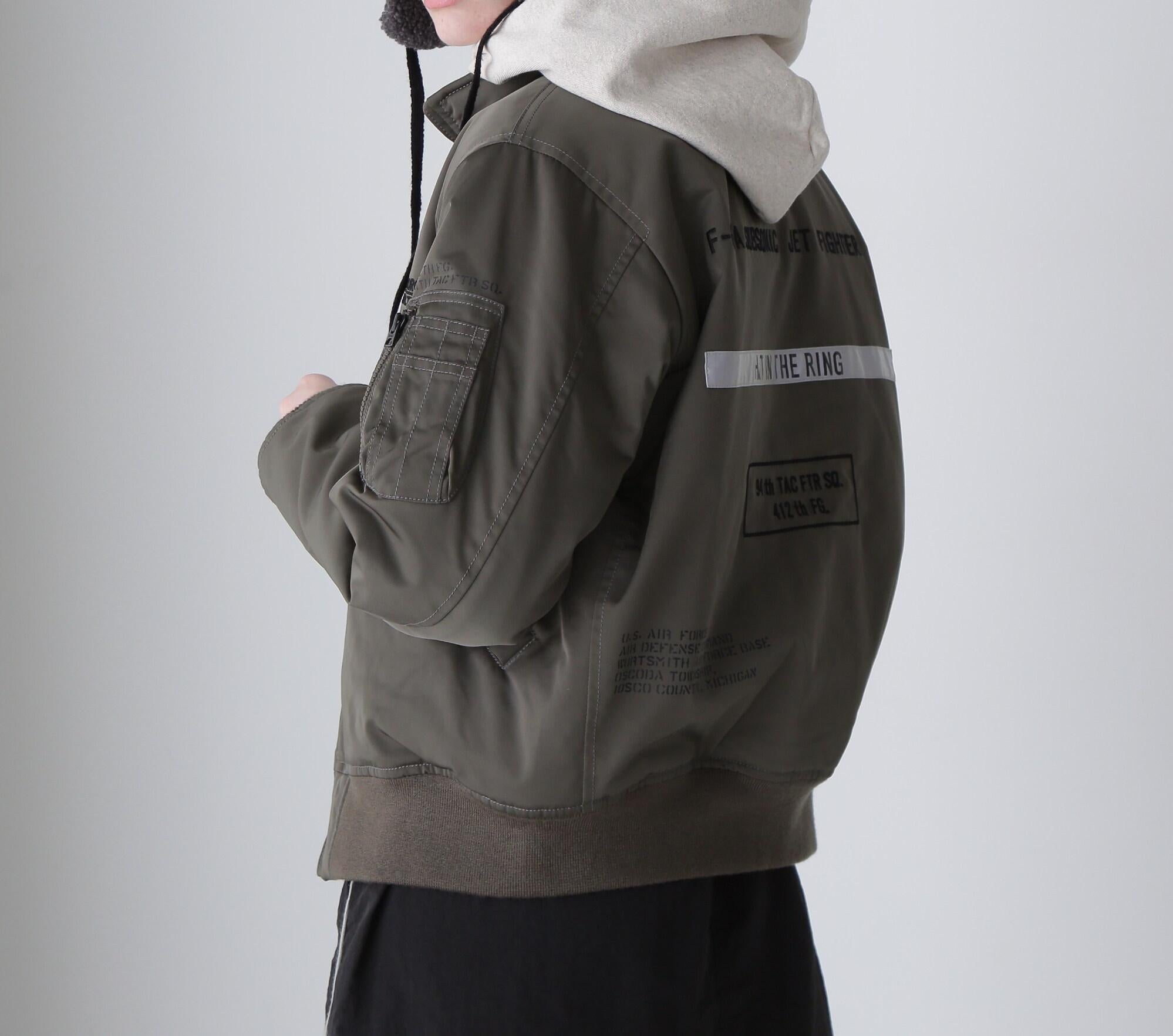 《直営店限定》STENCIL JKT "HAT IN THE RING"/ステンシルジャケット オリーブ