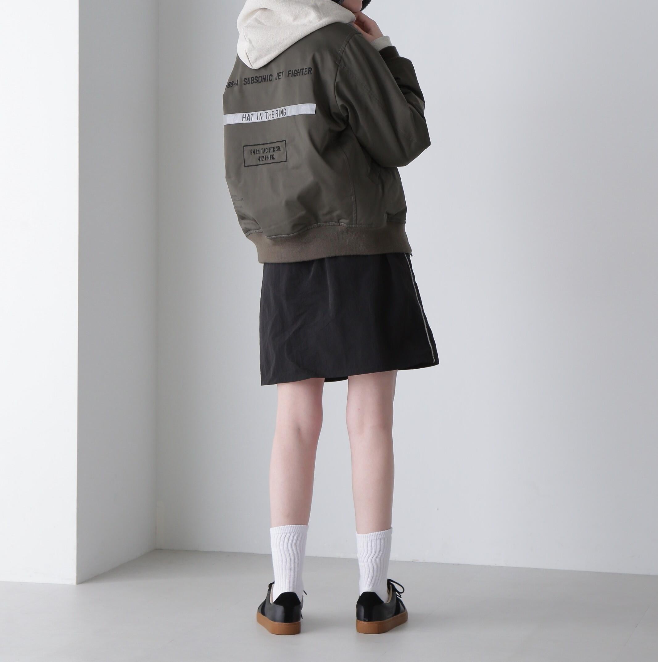 《直営店限定》STENCIL JKT "HAT IN THE RING"/ステンシルジャケット オリーブ