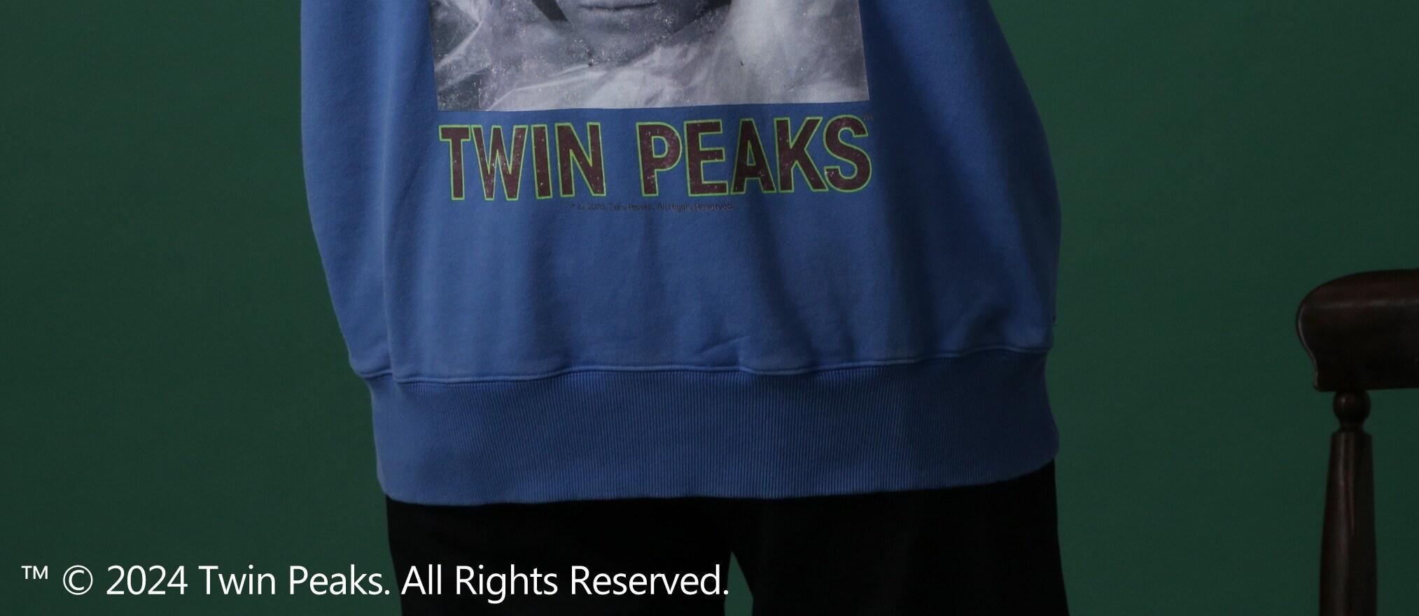 MANASTASH/マナスタッシュ/TWIN PEAKS SWEATSHI>TS ネイビー