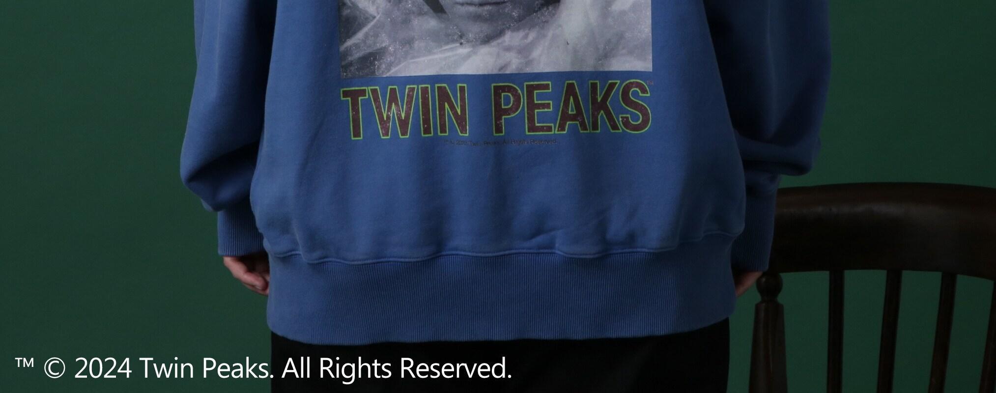 MANASTASH/マナスタッシュ/TWIN PEAKS SWEATSHI>TS ネイビー