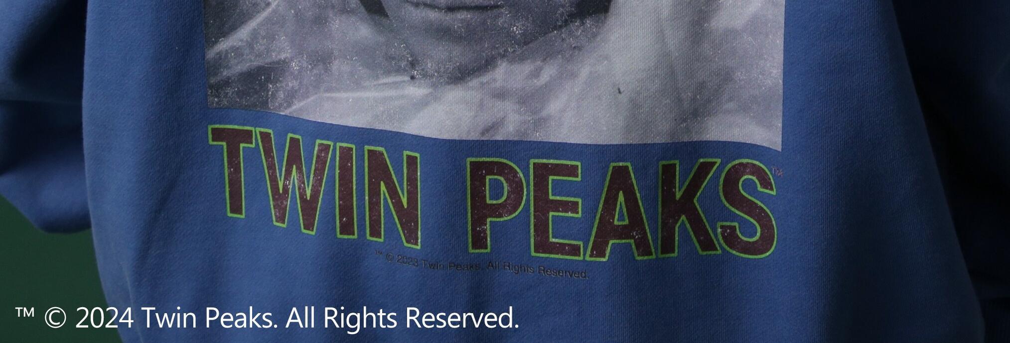 MANASTASH/マナスタッシュ/TWIN PEAKS SWEATSHI>TS ネイビー