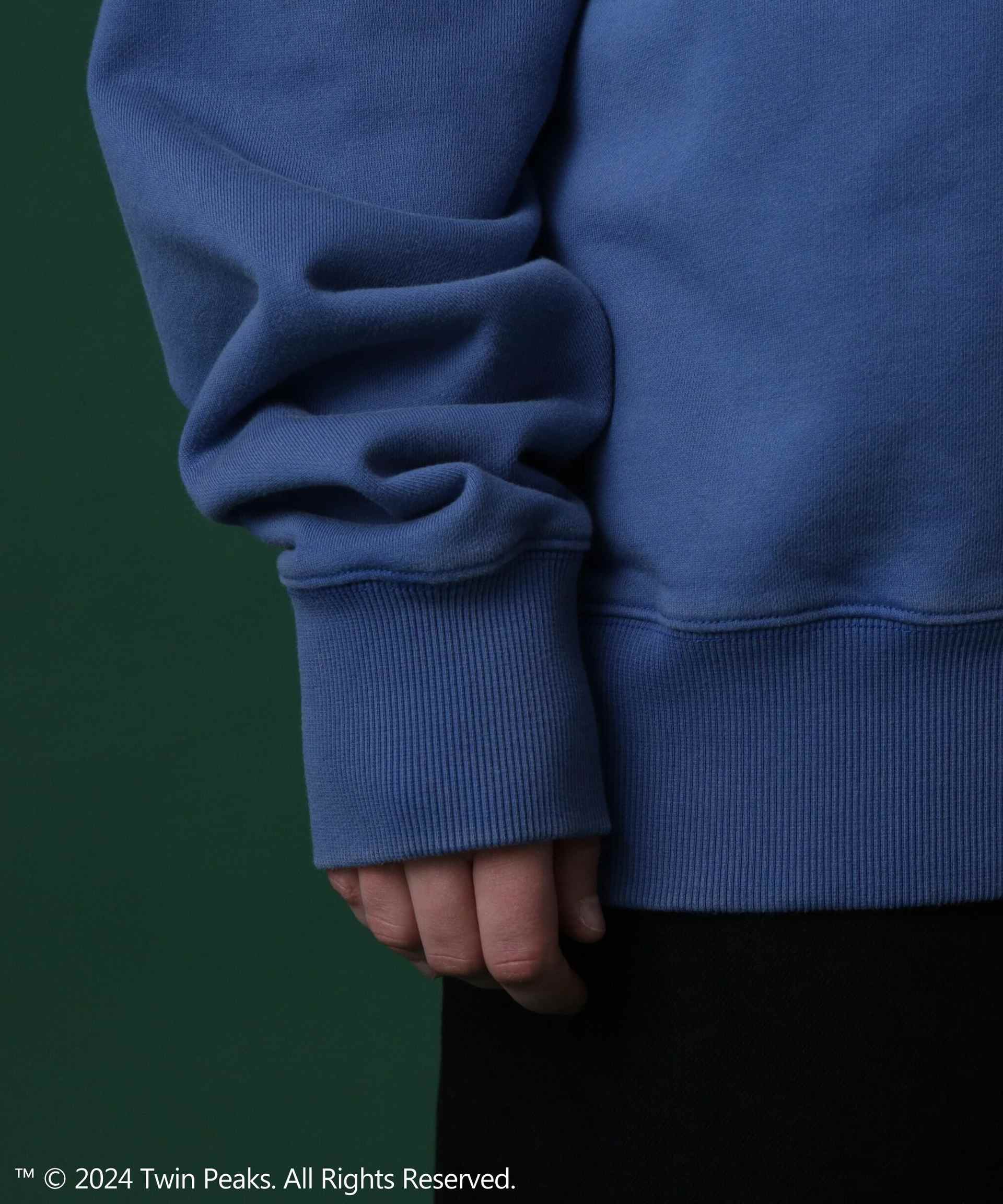 MANASTASH/マナスタッシュ/TWIN PEAKS SWEATSHI>TS ネイビー