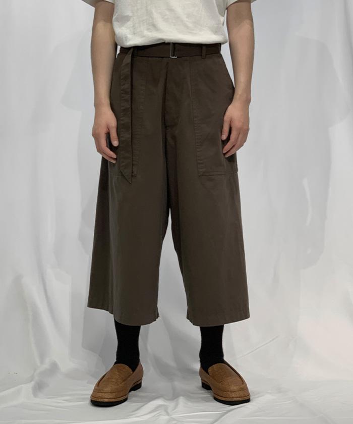 Toironier/トワロニエ/Belted Chino Shorts チャコール