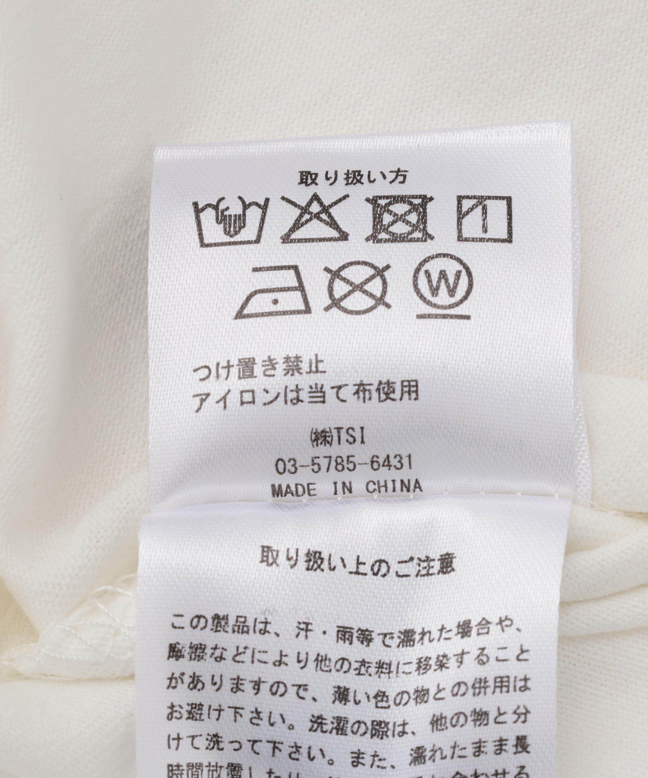 UMLAUT/ウムラウト/CAT S/S TEE ホワイト