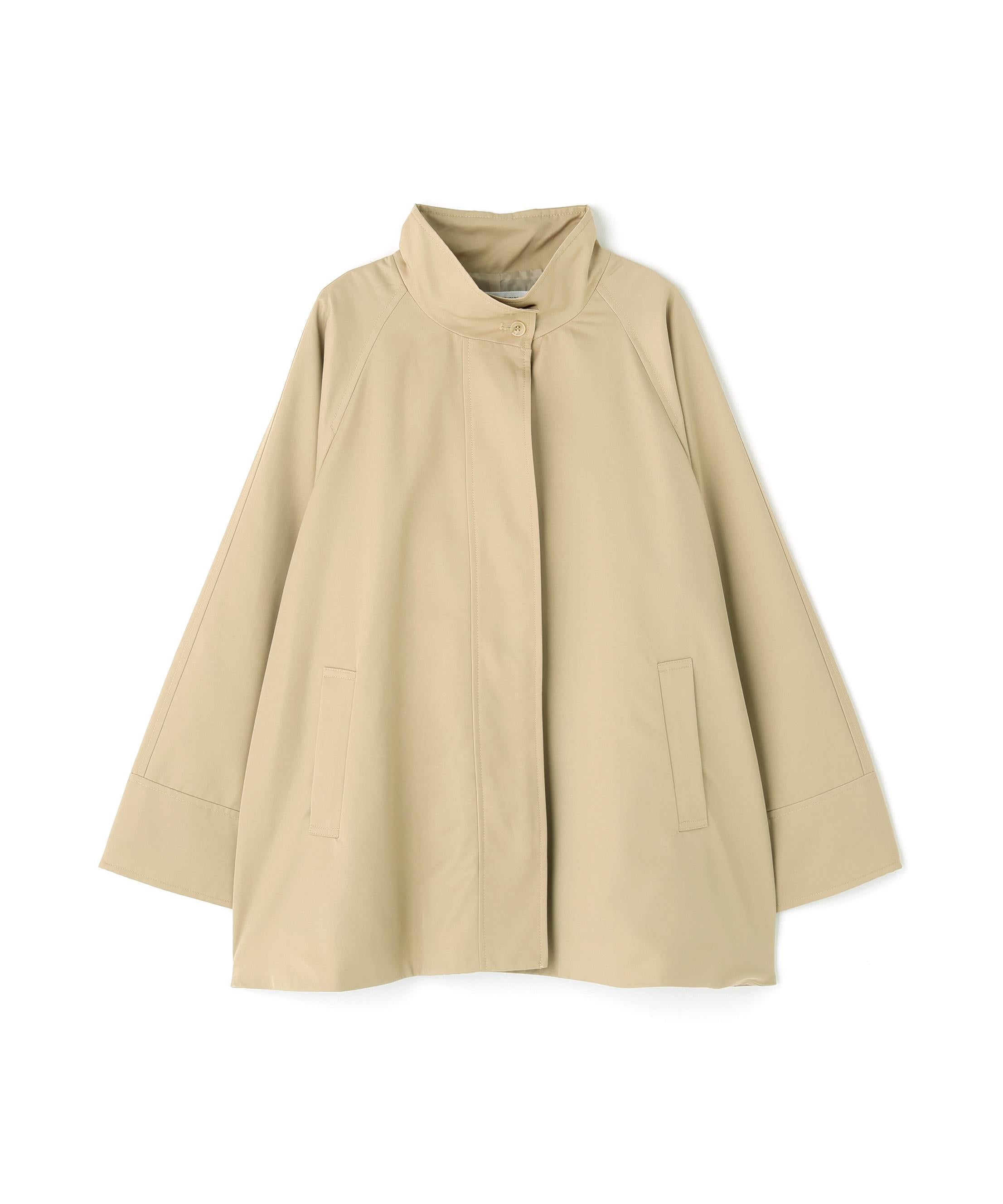 スタンドネックテントラインブルゾン ベージュ