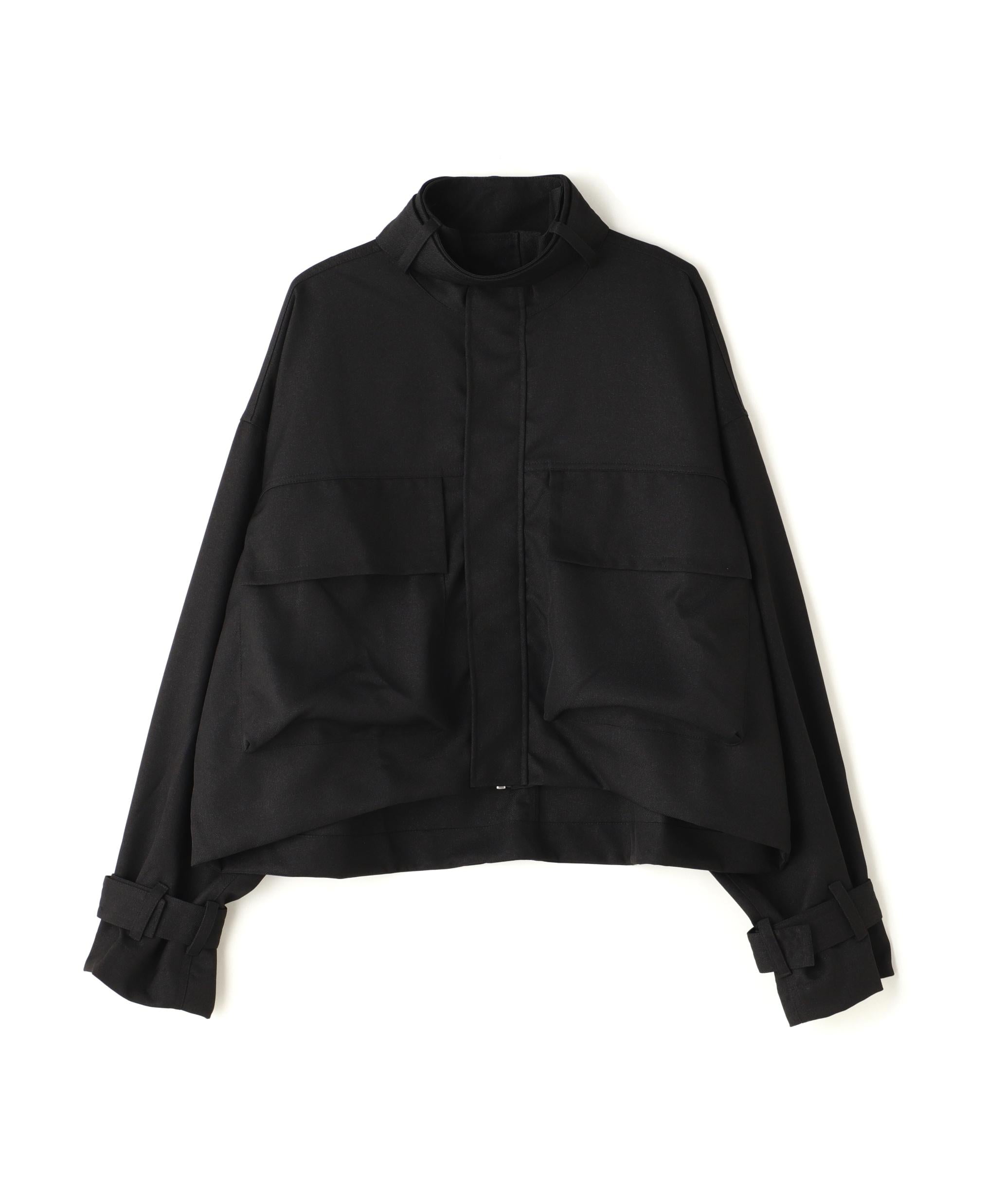 A.F A>TEFACT/別注 Twill Copped Militay Rlouson ブラック