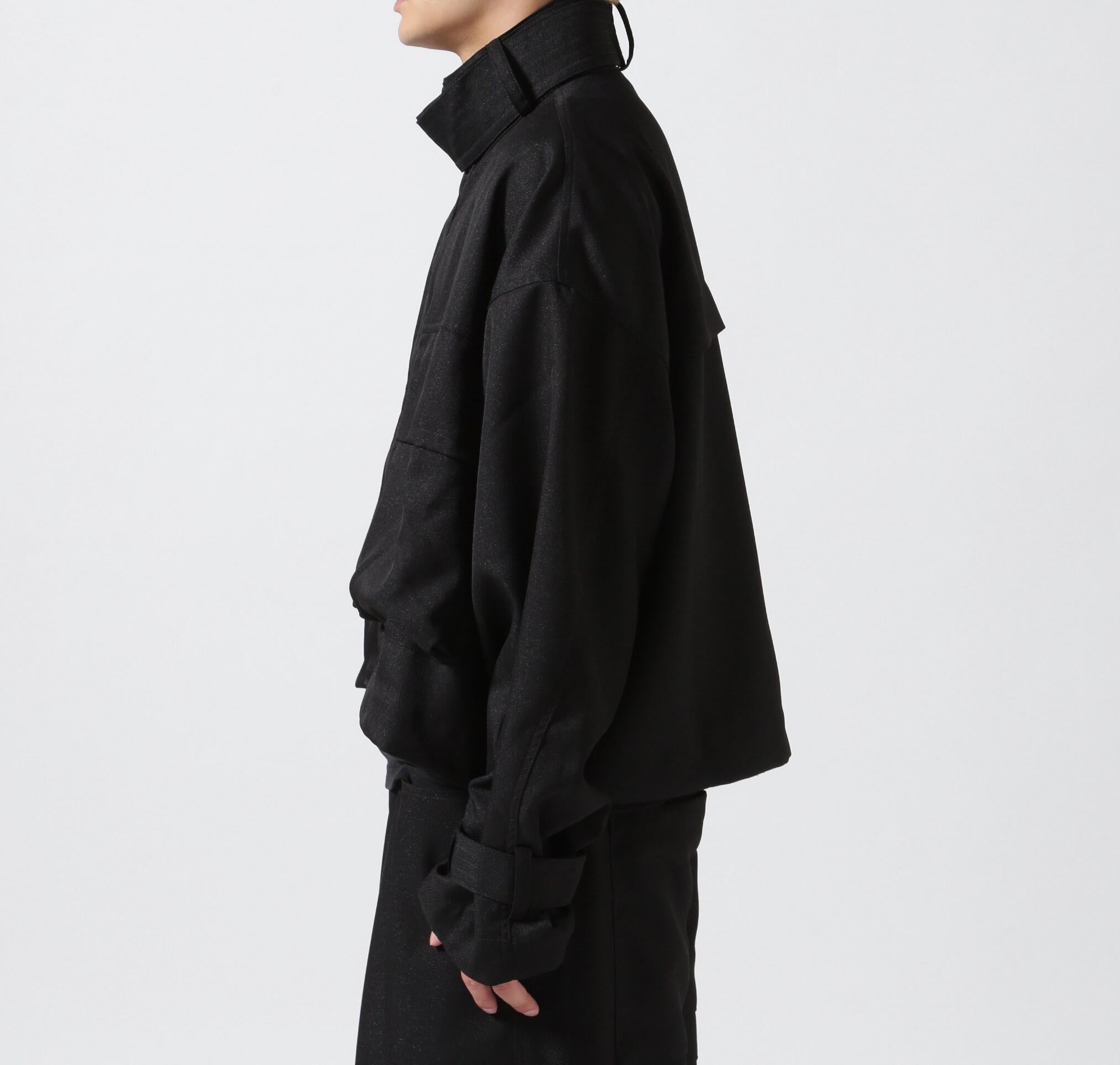 A.F A>TEFACT/別注 Twill Copped Militay Rlouson ブラック