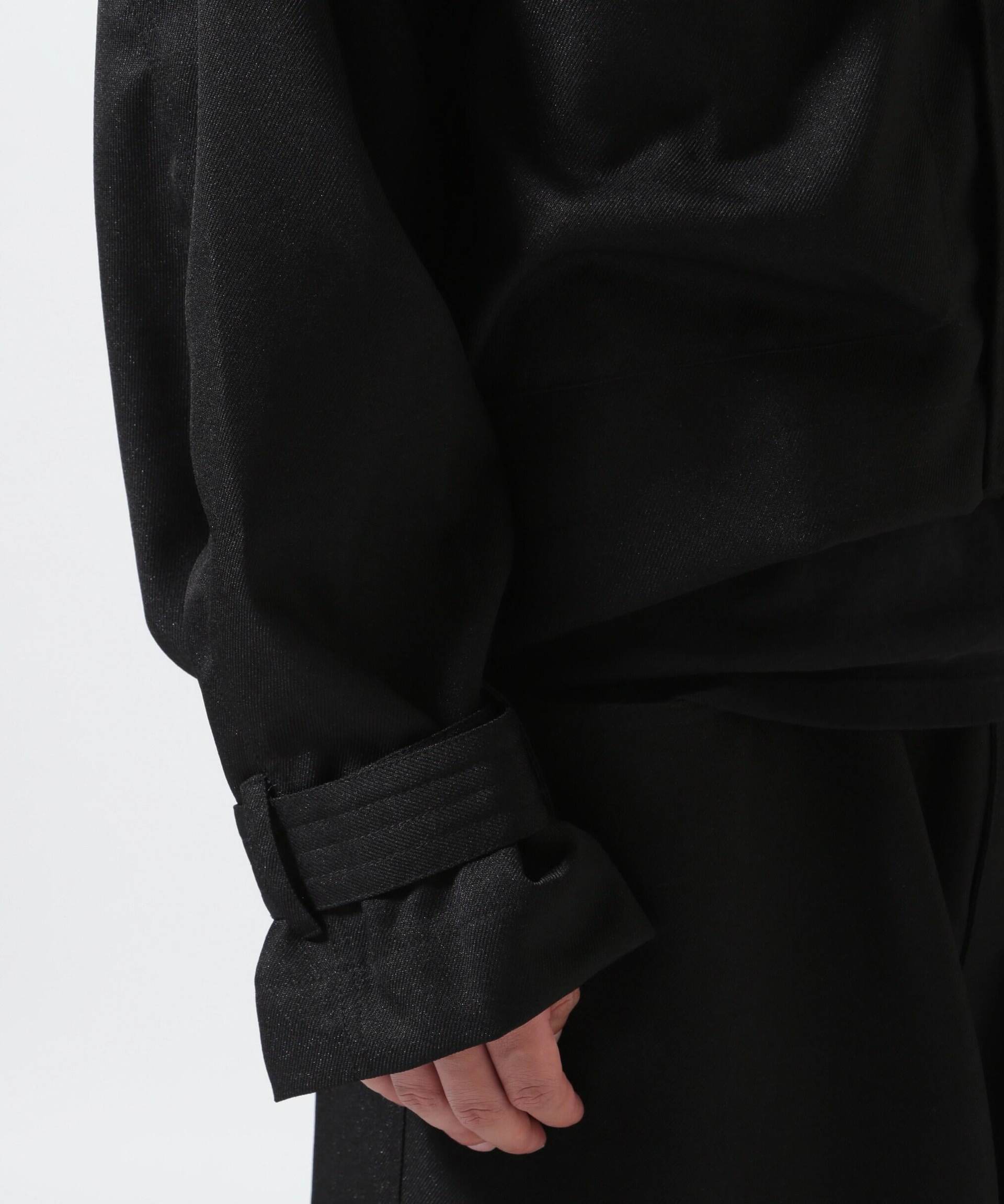 A.F A>TEFACT/別注 Twill Copped Militay Rlouson ブラック