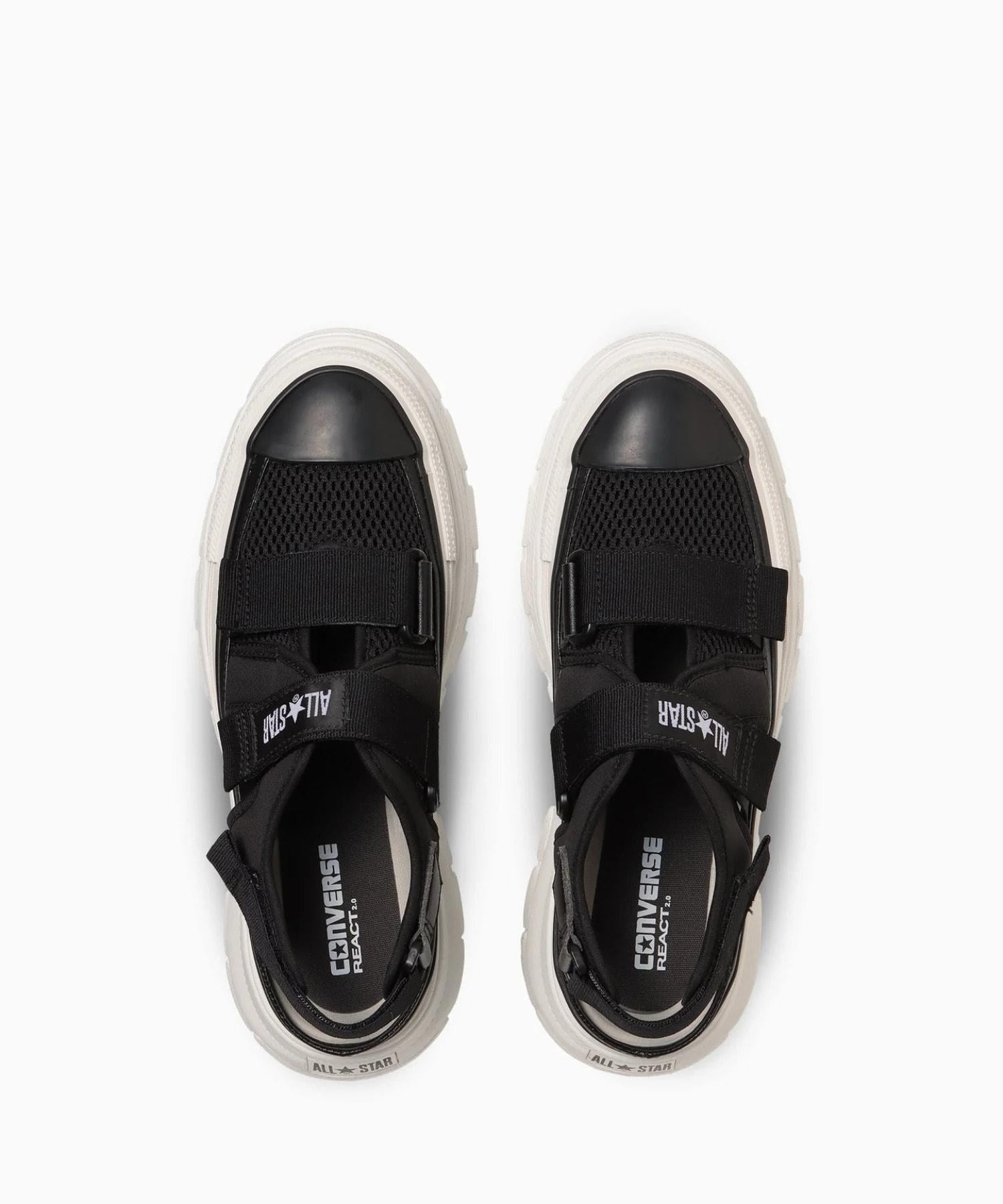 CONVE>SE/コンバース/ALL STA><>T>EKWAVE SANDAL OX ブラック×ホワイト