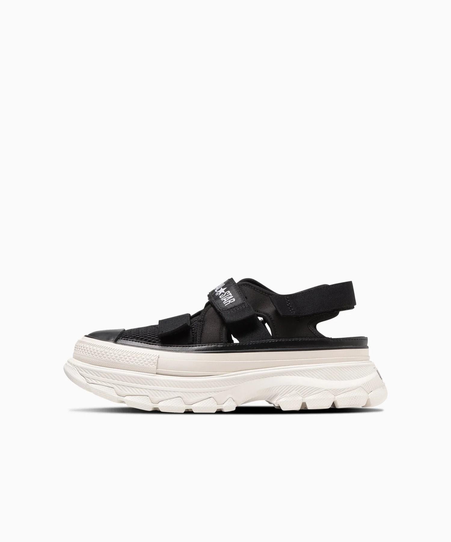 CONVE>SE/コンバース/ALL STA><>T>EKWAVE SANDAL OX ブラック×ホワイト