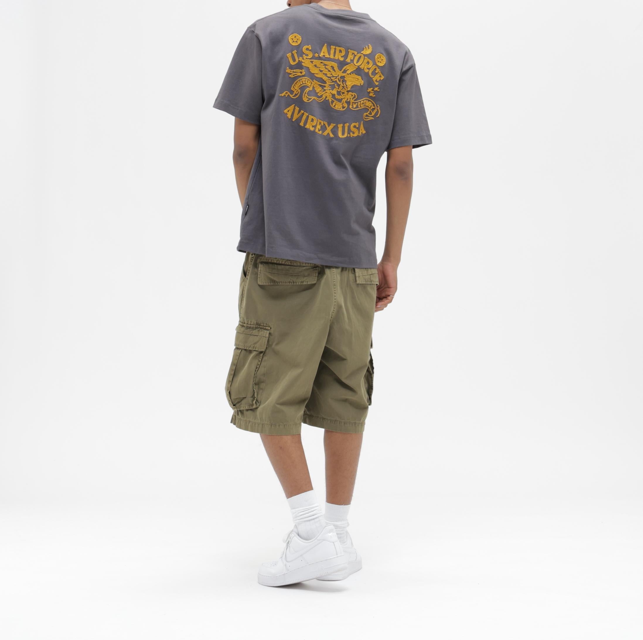 PIGMENT CARGO SHORTS オリーブ