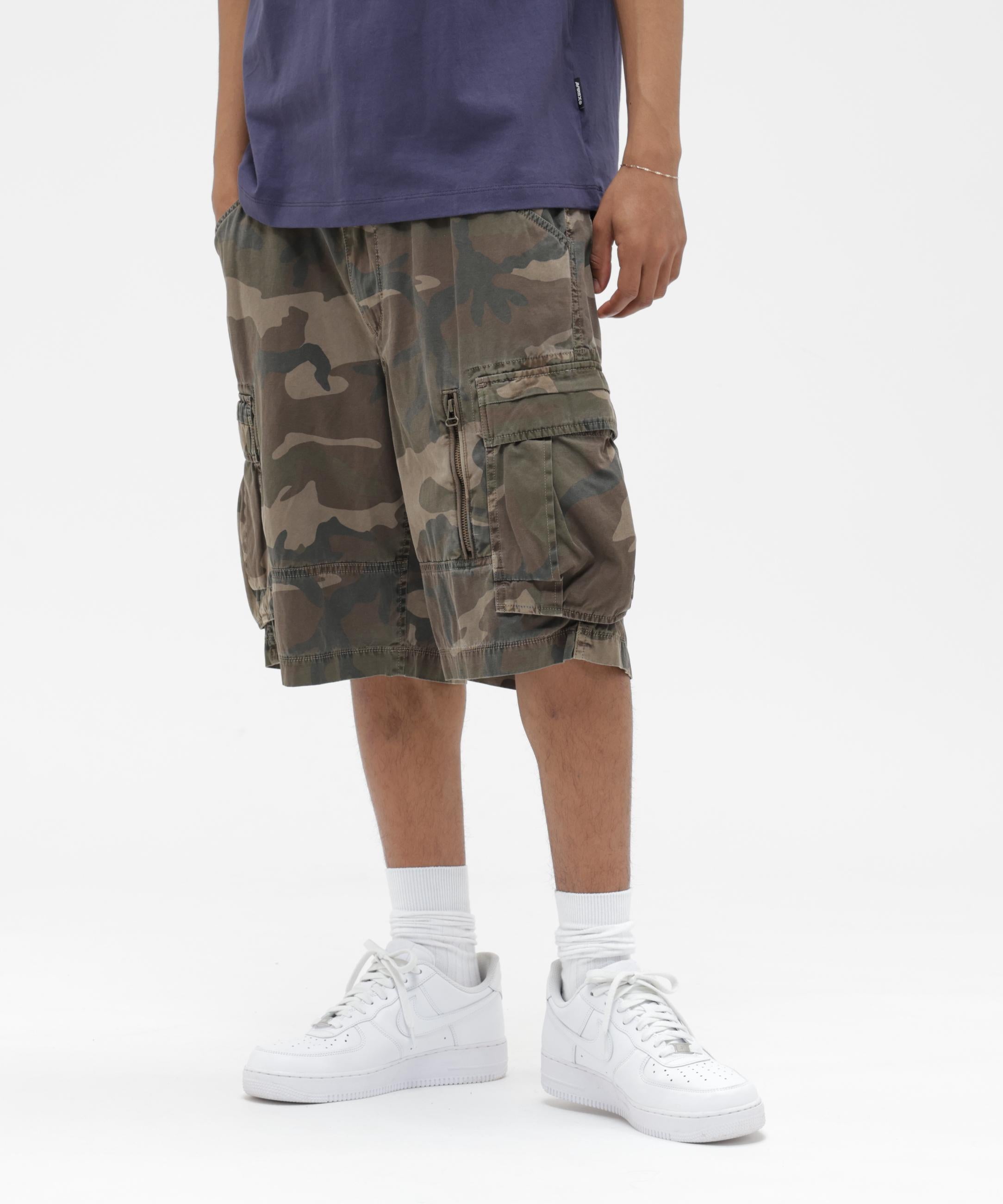 PIGMENT CARGO SHORTS カモ4