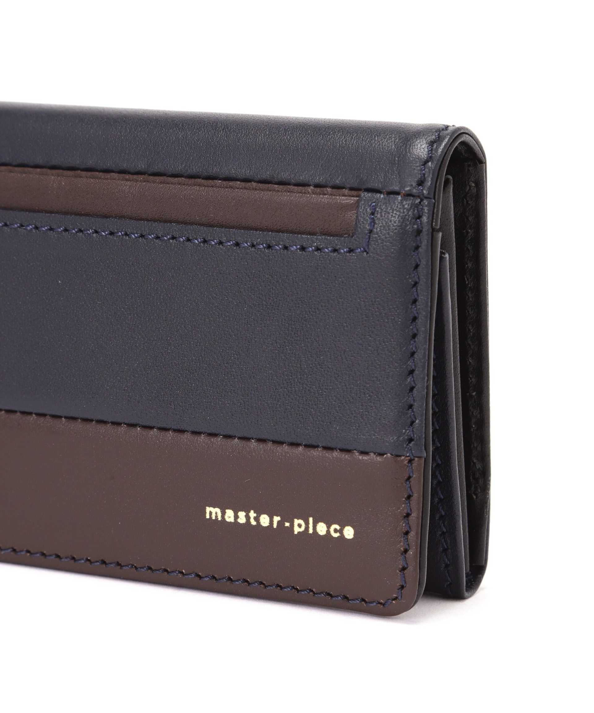 maste-piece（マスターピース）gloss 名刺入れ No.02845 ネイビー