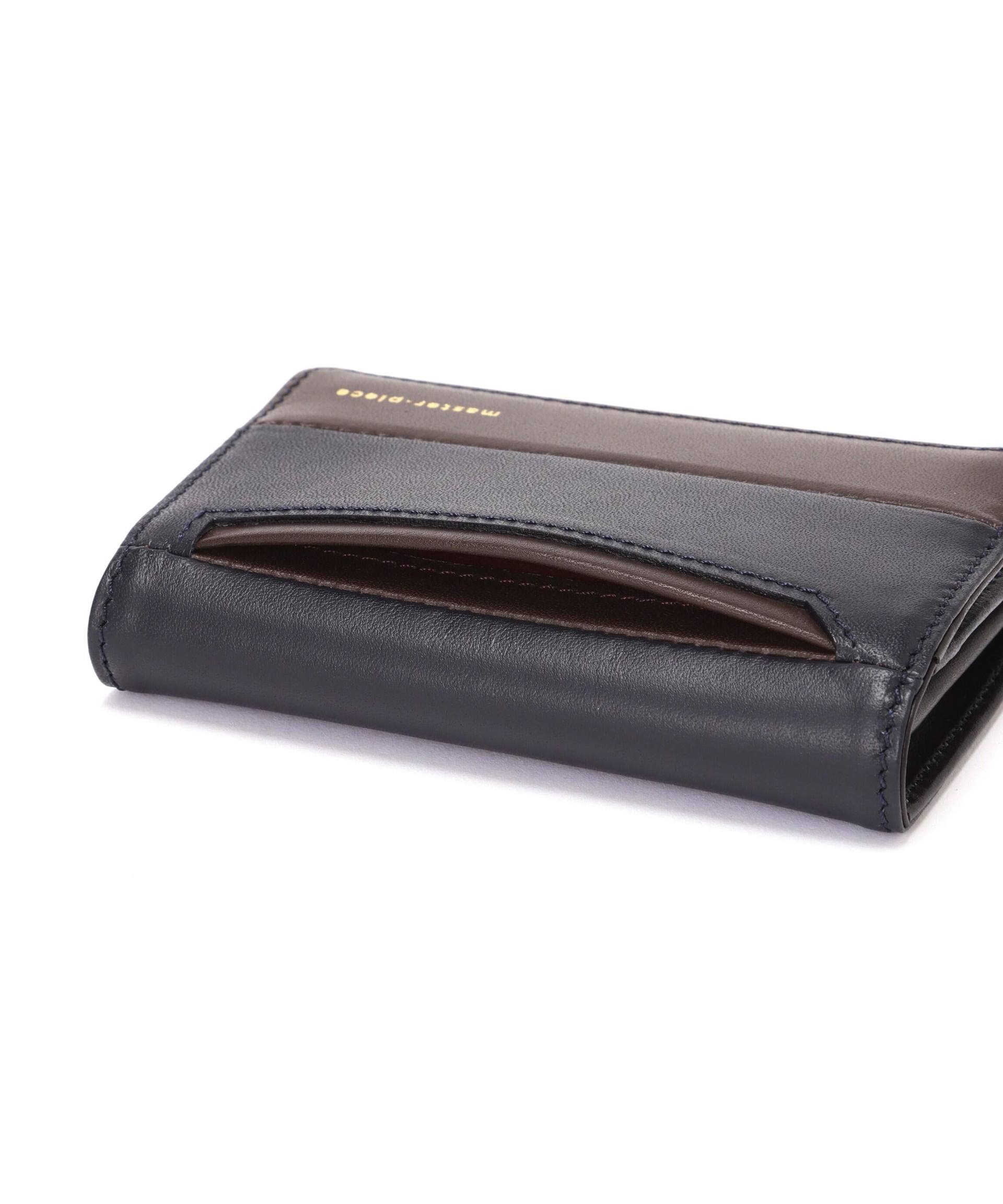maste-piece（マスターピース）gloss 名刺入れ No.02845 ネイビー