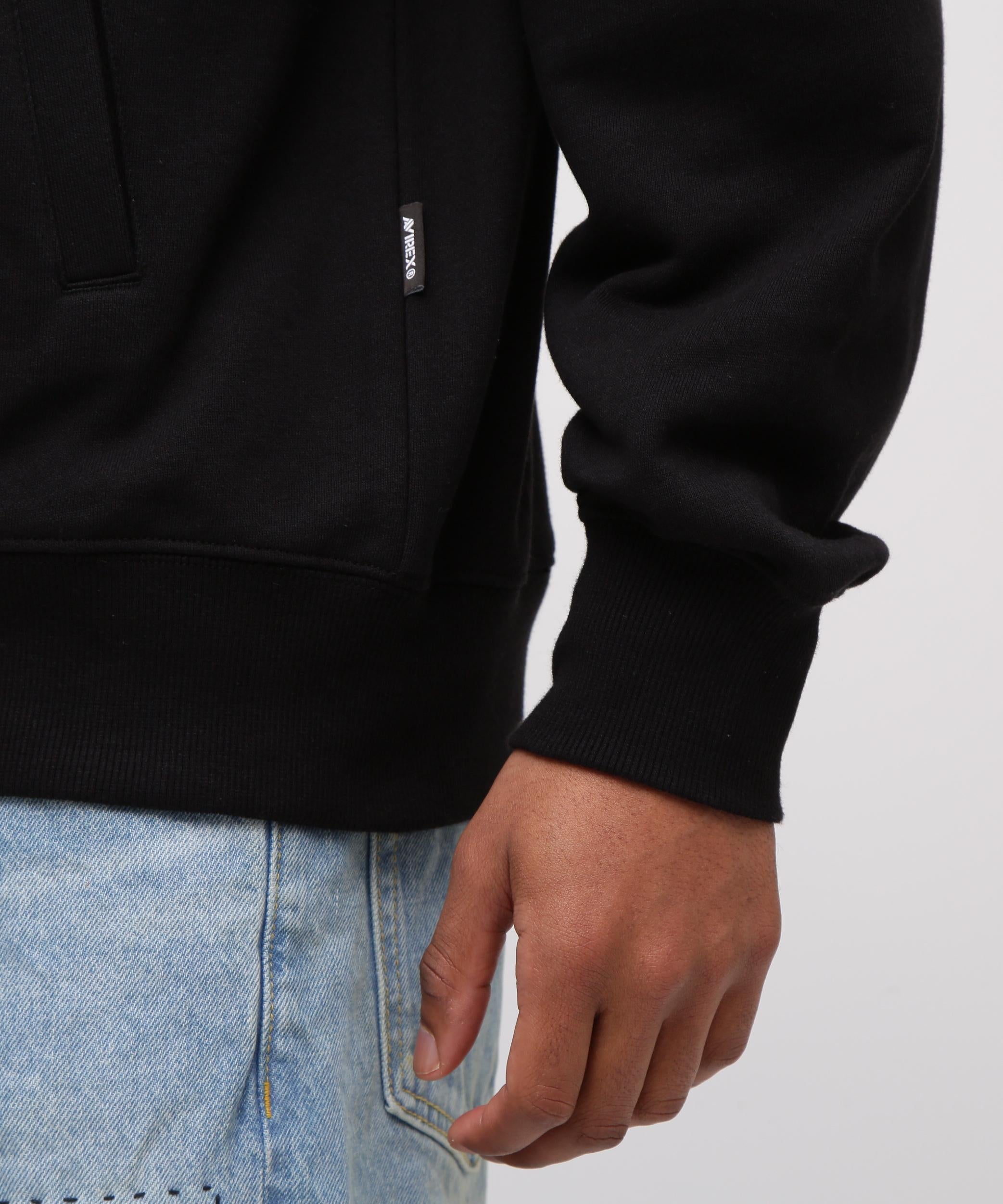 《直営店限定》CAMP LEJEUNE PATCHED STAND ZIP SWEAT ブラック