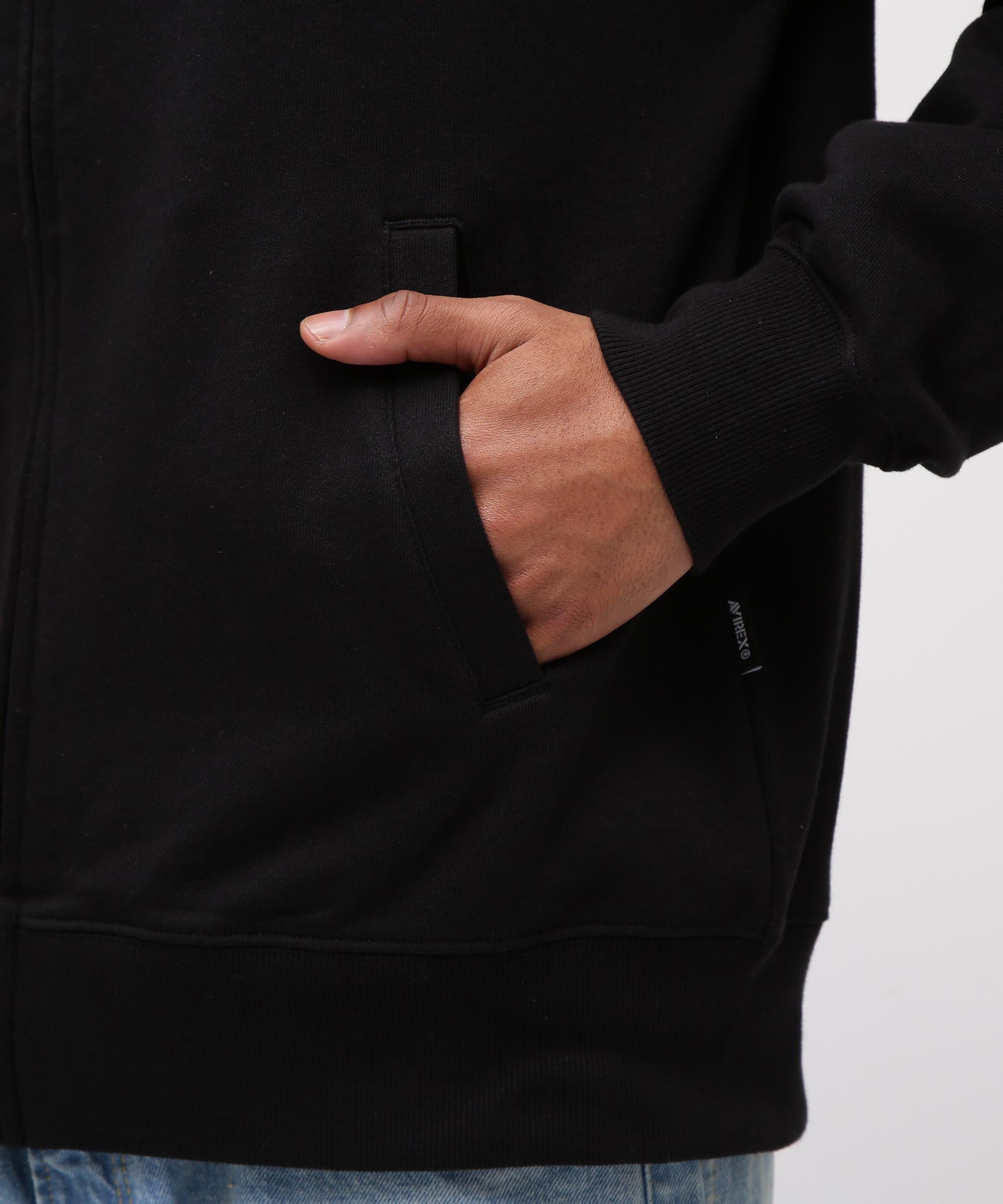 《直営店限定》CAMP LEJEUNE PATCHED STAND ZIP SWEAT ブラック