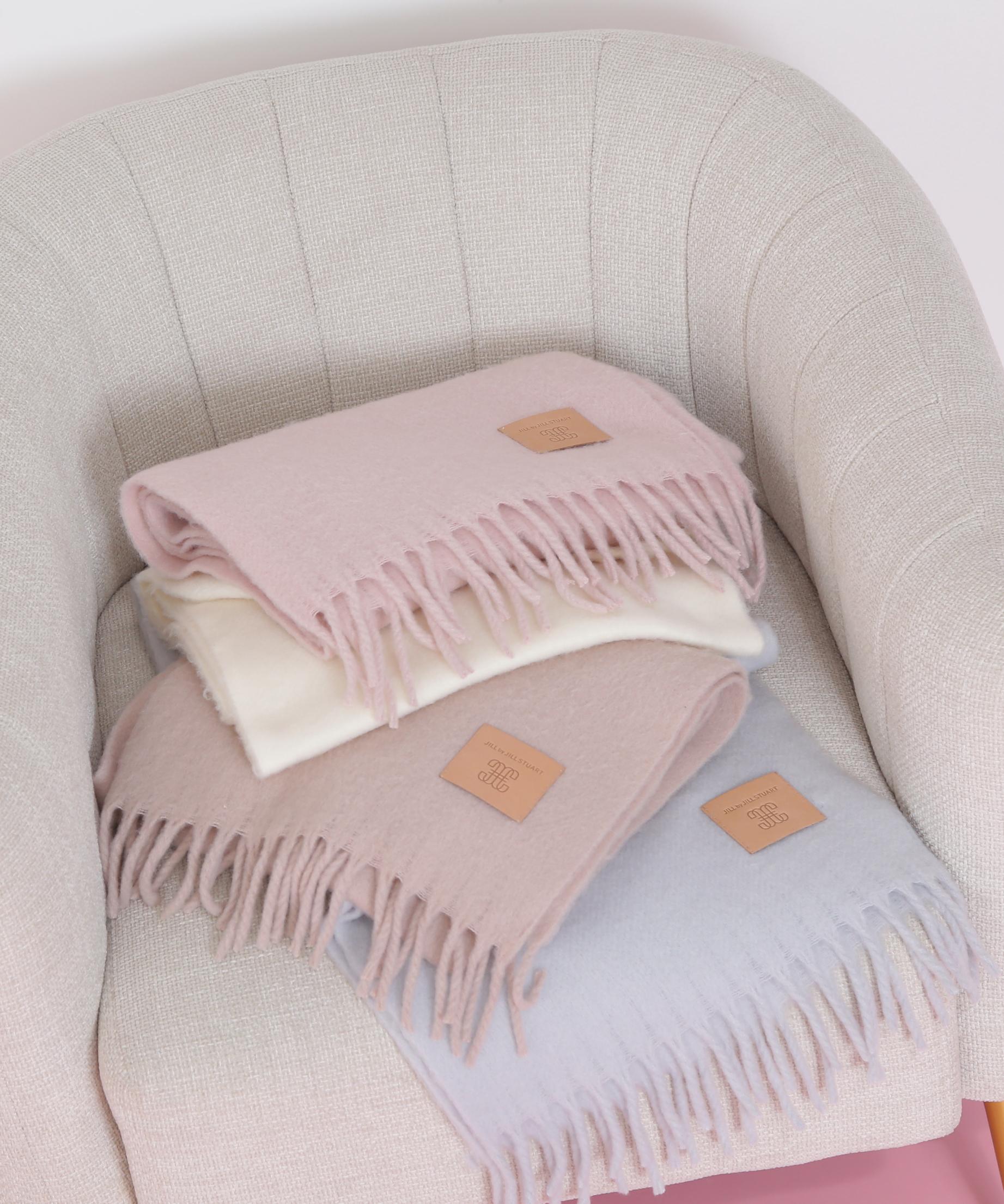 レザータグループヤーンストール ピンク