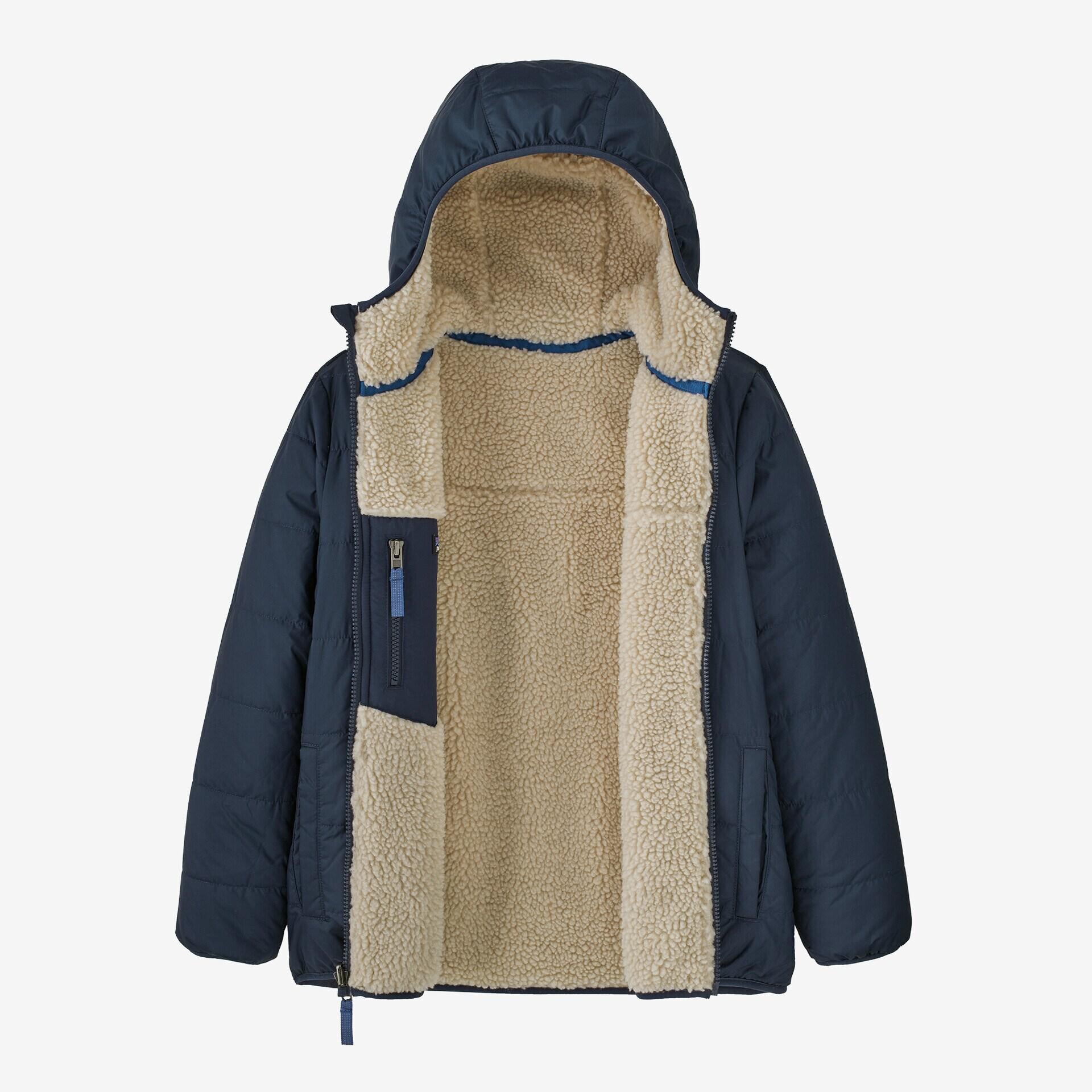 Patagonia/パタゴニア　キッズ・リバーシブル・レディ・フレディ・フーディ　68095 ネイビー